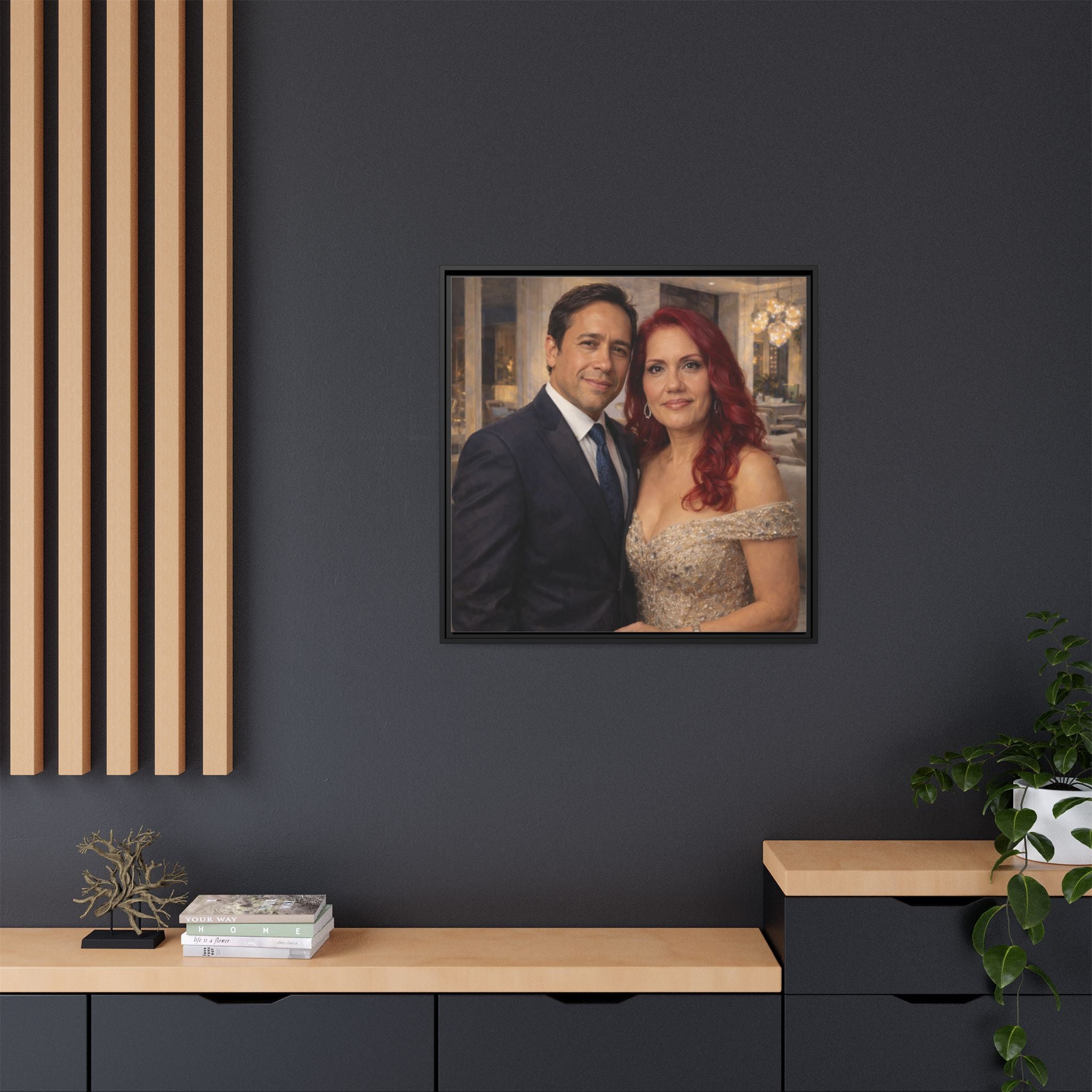 Custom Oil Painting Illusion Canvas – Luxury Portrait Art
