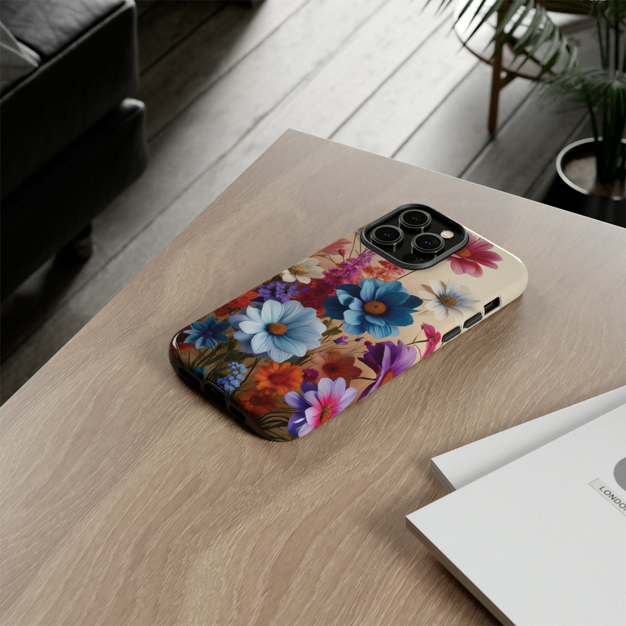 Best Phone Case Floral 3D Illusion Luxury Tough Case Floral Elegant Durable Stylish for Modern Devices iPhone 15, Samsung iPhone Samsung Accessory Gift for Her.
