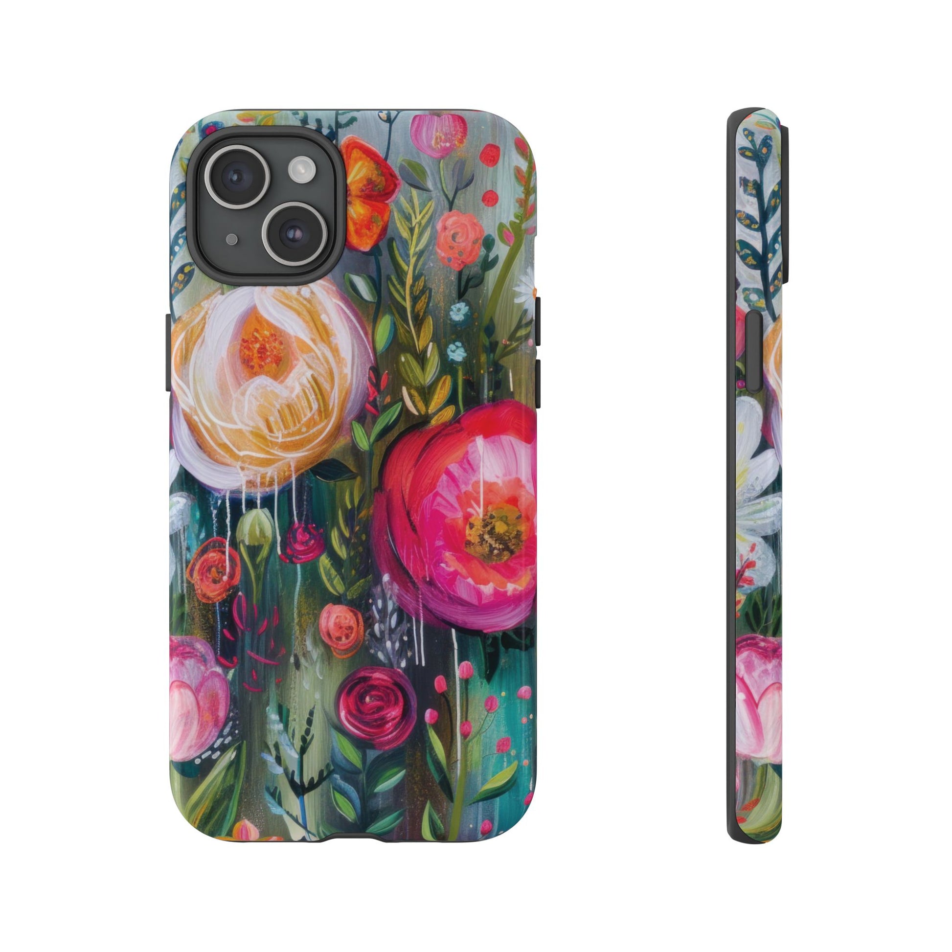 Watercolor Boho Floral Phone Case for iPhone 17 case Samsung, and Pixel | Stylish Protective Cover Gift for Her Perfect for Floral Lover