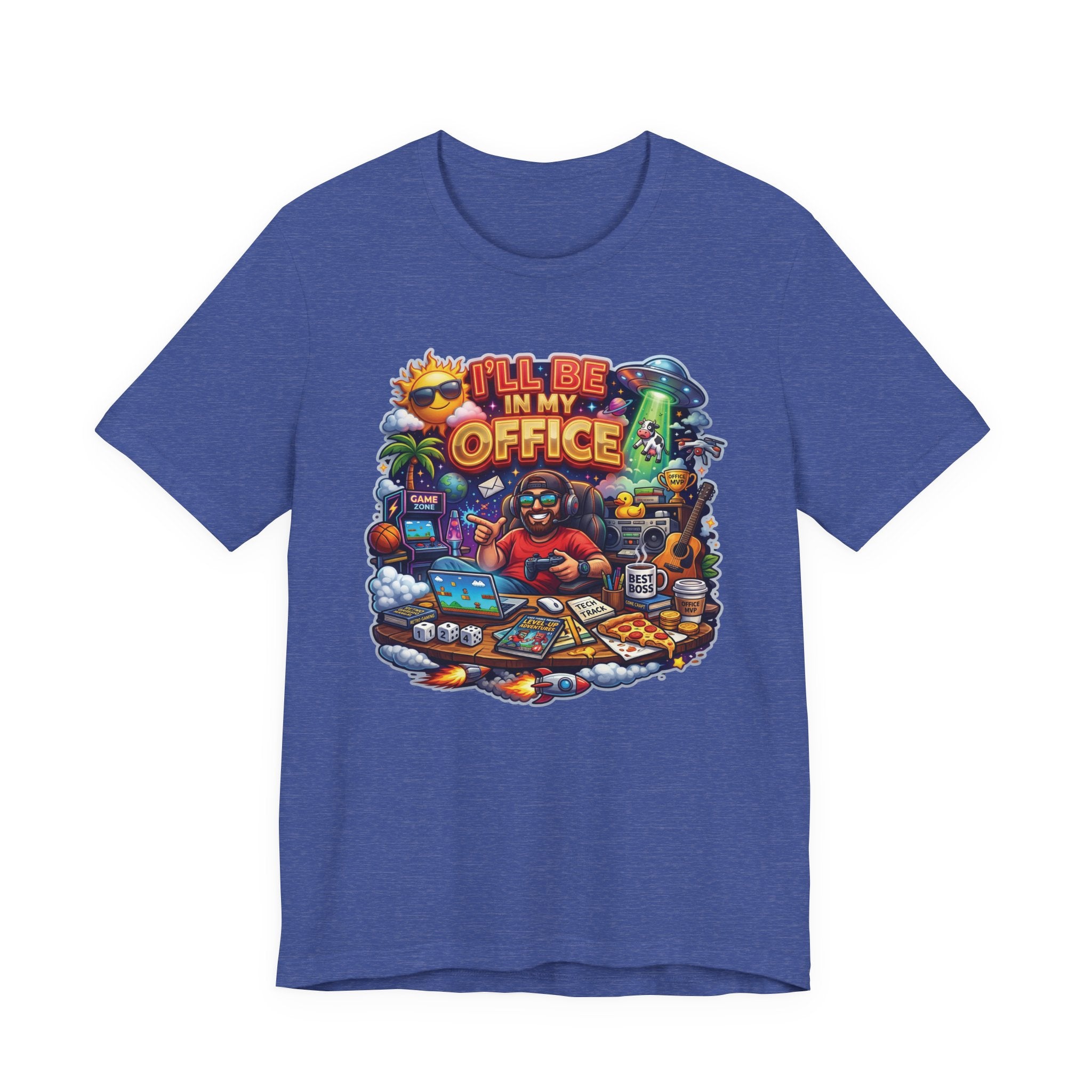 T-shirt « Je serai de retour au bureau » — T-shirt amusant pour le retour au travail, parfait pour votre mari ou votre père