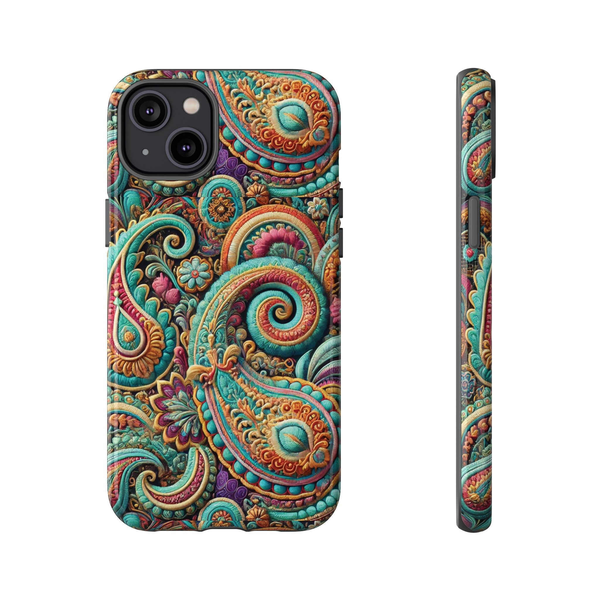 Best Paisley Phone Case Tough, Faithful Phone Cases & Religious iPhone Accessories: Protect Your Device & Show Perfect Gift for Her