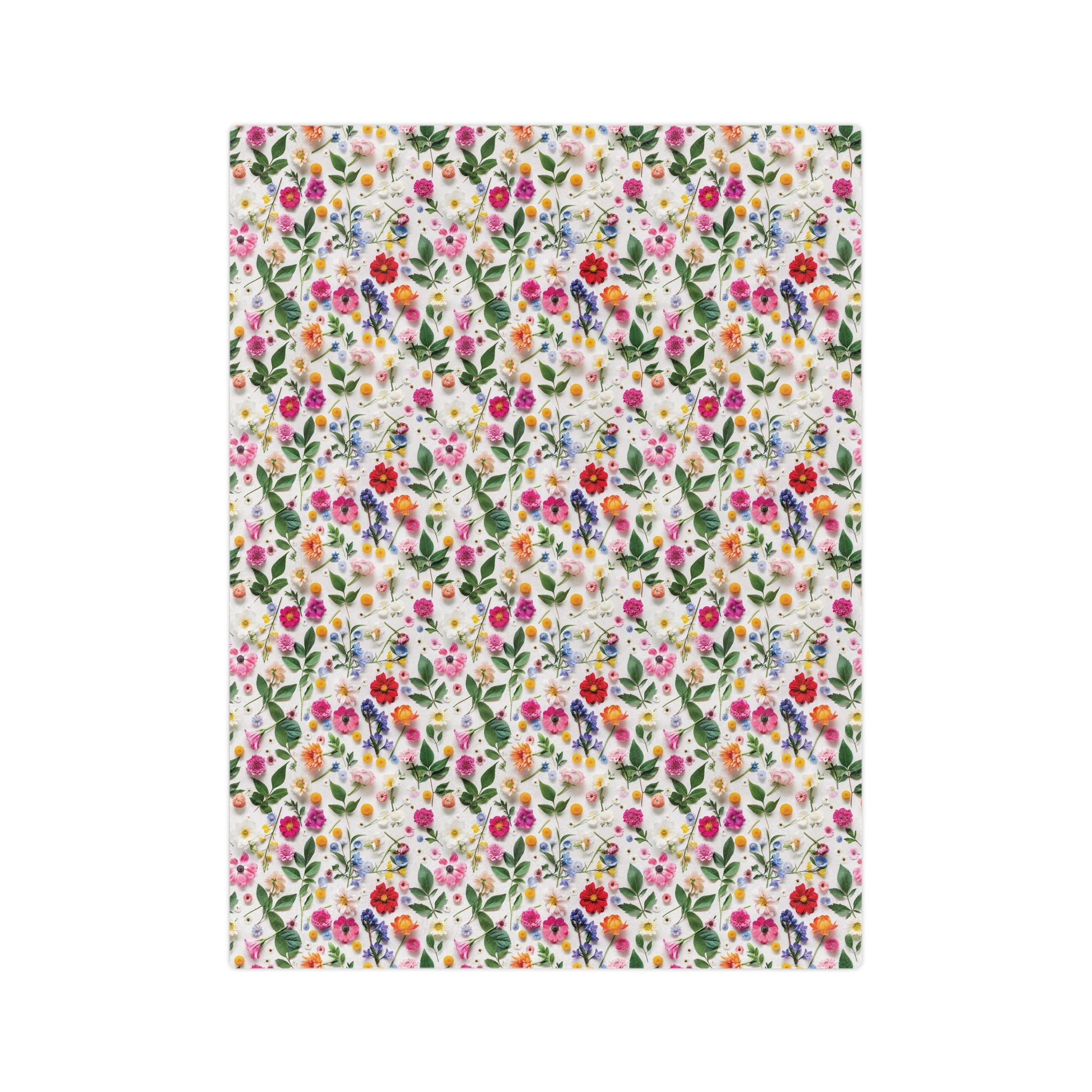 Wildflowers Bright Colors Minky Blanket Throw Ultra-Soft Minky Blanket Cozy Comfort Blanket Elegant Home Decor Plush Microfiber for Maximum Comfort Blanket, Perfect for Snuggling Decor, Cozy All-Season Warmth, Housewarming Gift Throw