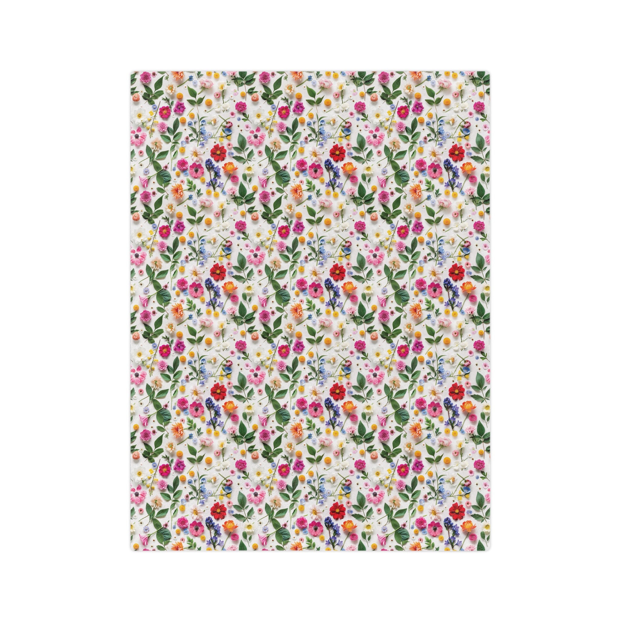 Couverture en Minky Couleurs Vives Fleurs Sauvages Jeté de Lit Ultra Doux et Confortable Décoration Élégante Microfibre Peluche pour un Confort Maximal, Parfait pour se Blottir, Chaleur Douillette Toutes Saisons, Cadeau de Pendaison de Crémaillère