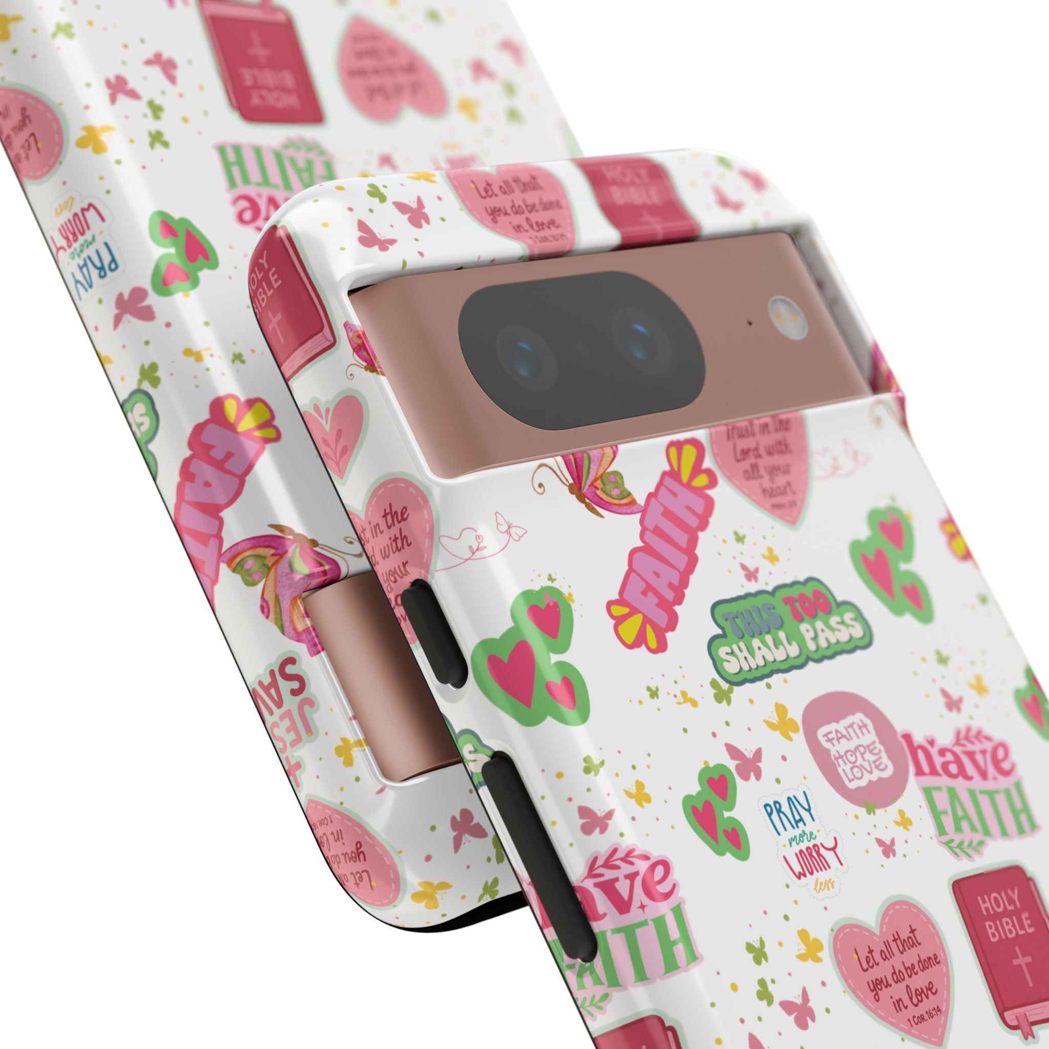 Carry Your Faith Everywhere | Christian Tough Phone Case with Bible Verse or Affirmation | Protective, Inspirational Gift for Christians