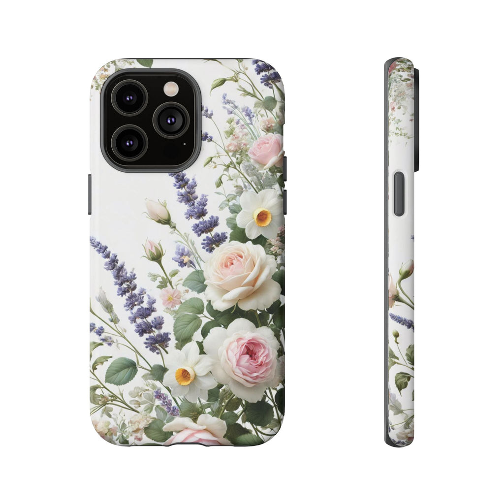 Boho Floral Fall Phone Case for iPhone 17,16  21 23 Samsung, and Pixel | Stylish Protective Cover Gift for Her Perfect for Floral Lover
