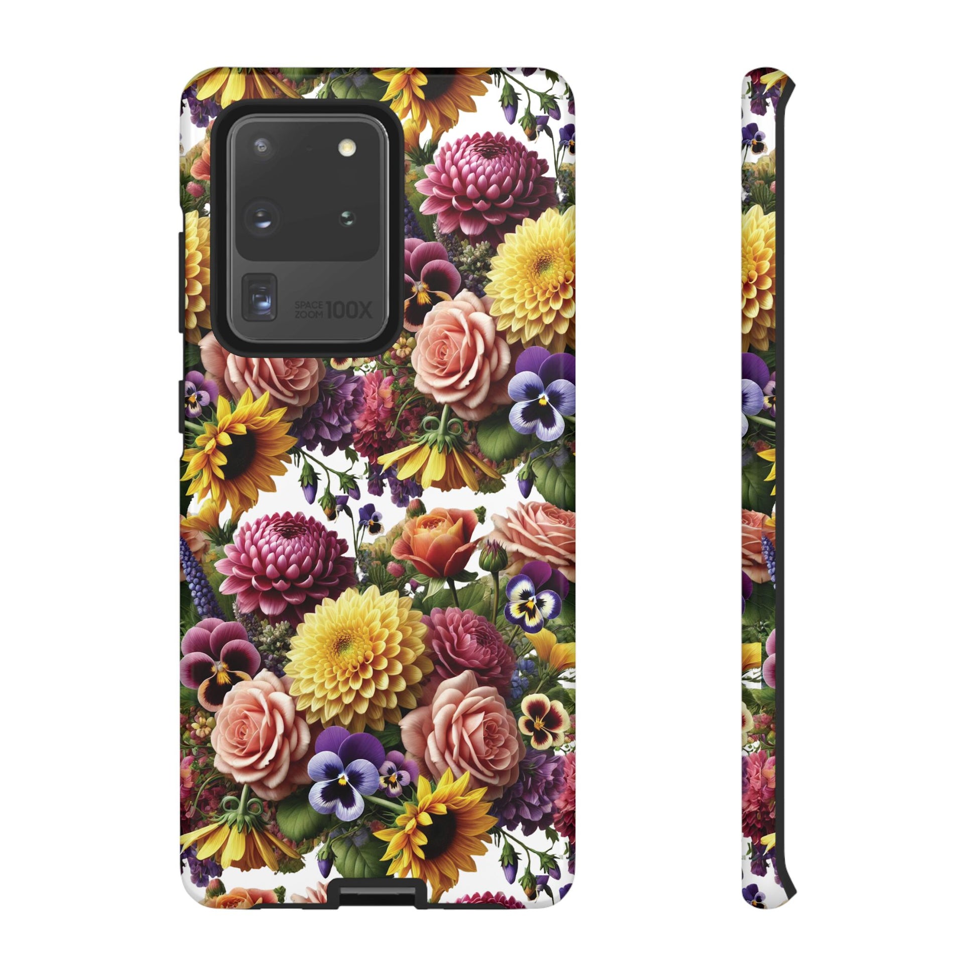 Floral Fall Phone Case for iPhone 16 15 14 13 12  21 23 Samsung, and Pixel | Stylish Protective Cover Gift for Her Perfect for Floral Lover
