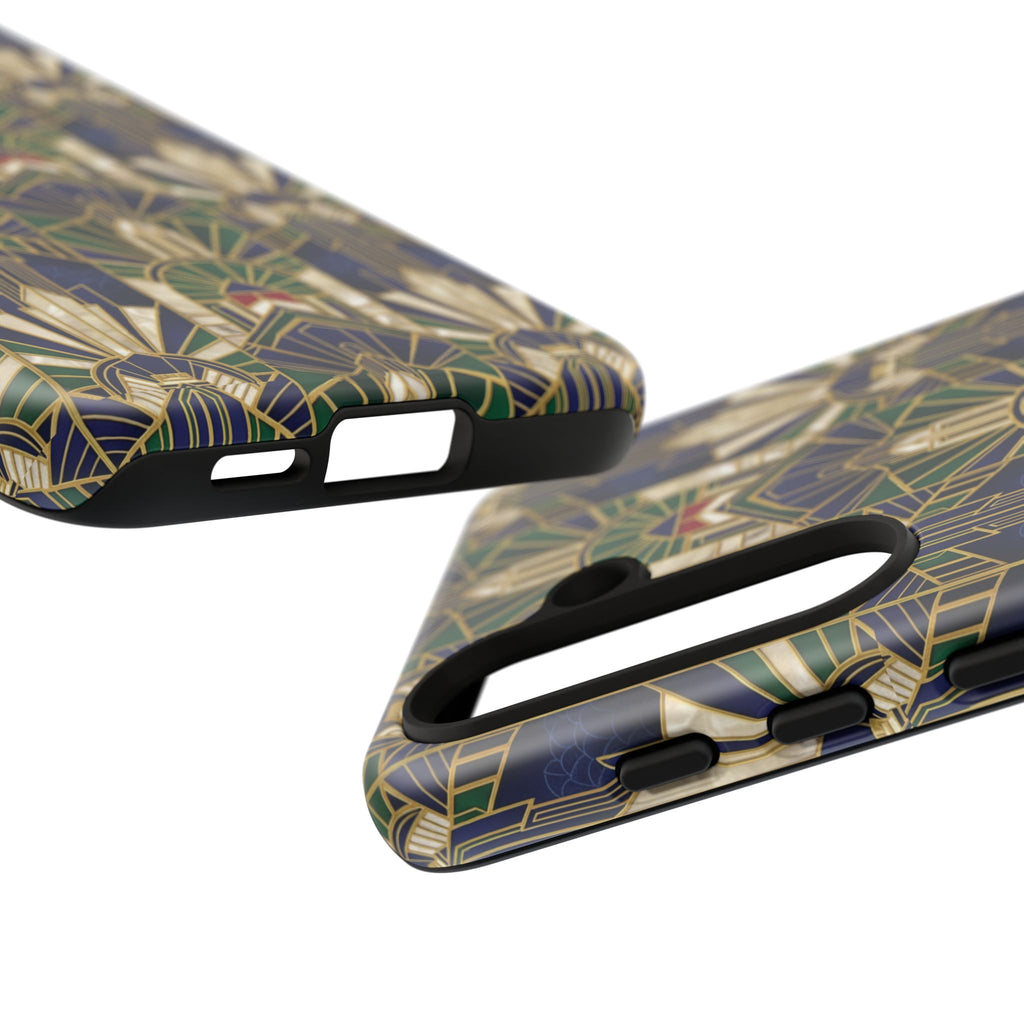 Navy & Gold Art Deco Phone Case — Imperial Art Deco Tough Case
