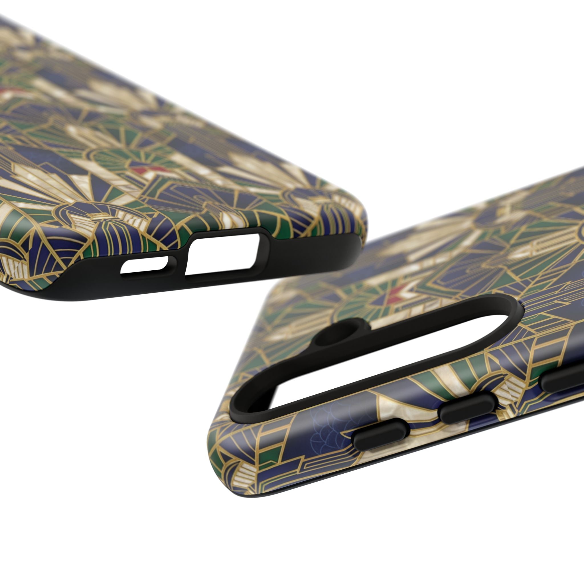 Navy & Gold Art Deco Phone Case — Imperial Art Deco Tough Case