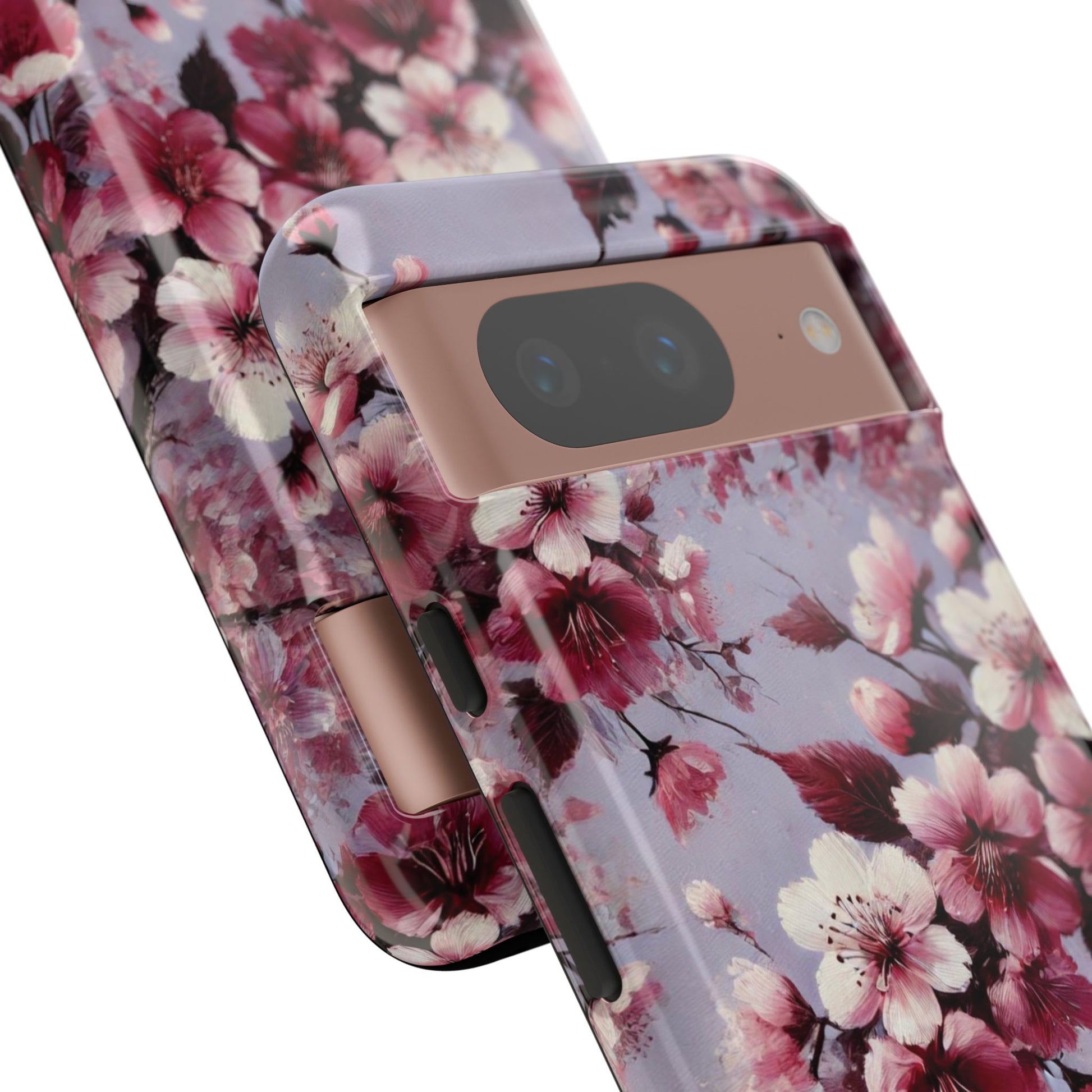 Lavender Floral Fall Phone Case for iPhone 16 pro15 14 13 12  21 23 Samsung, and Pixel | Stylish Protective Cover Gift for Her Perfect for Floral Lover