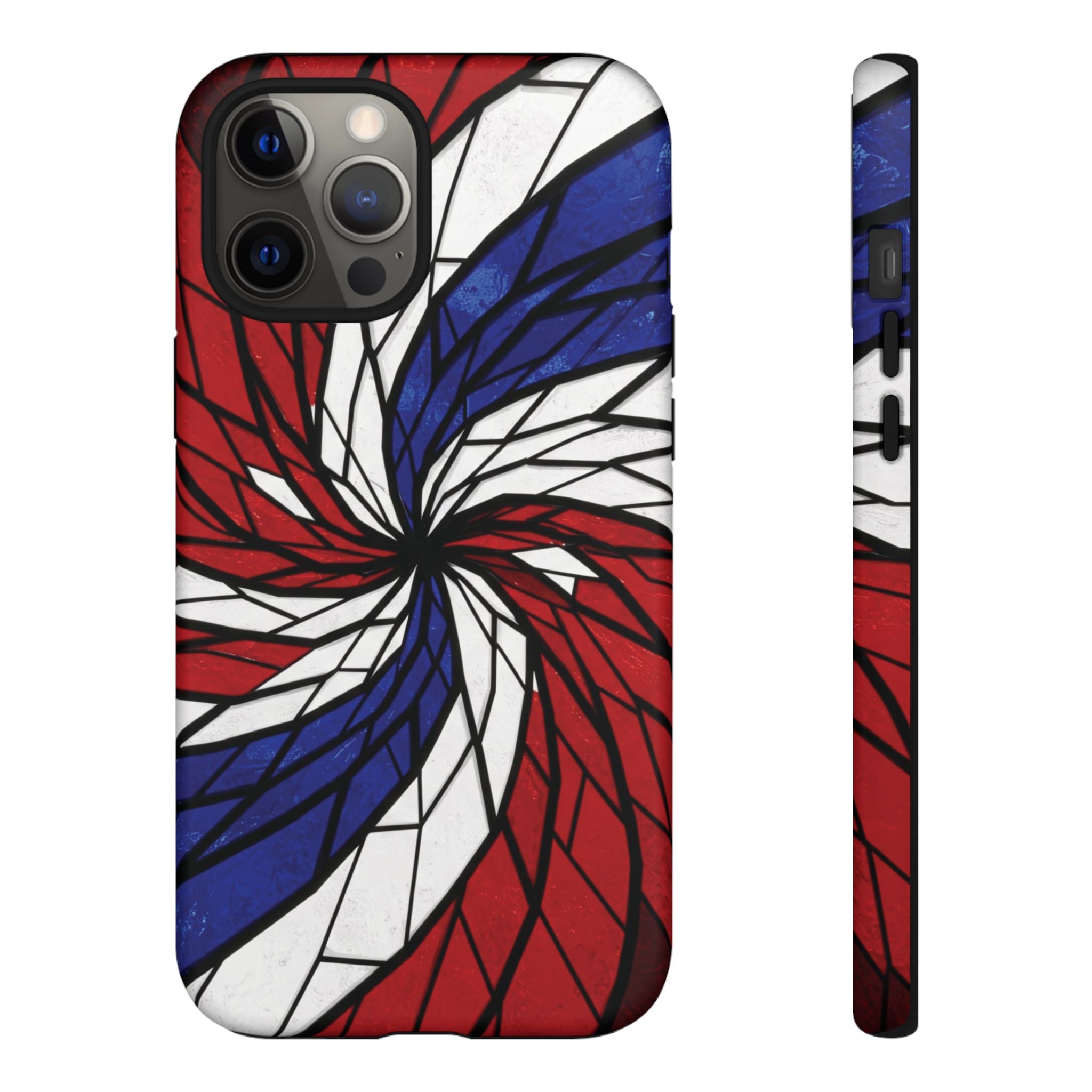 Patriotic Red White & Blue Phone Case – USA Flag Design, Independence Day Gift, Protective Cover for iPhone, Samsung, Pixel