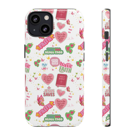 Carry Your Faith Everywhere | Christian Tough Phone Case with Bible Verse or Affirmation | Protective, Inspirational Gift for Christians