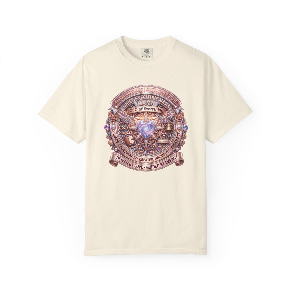 Mama: CEO of Everything Graphic Tee | Funny Mom T-Shirt for Busy Moms