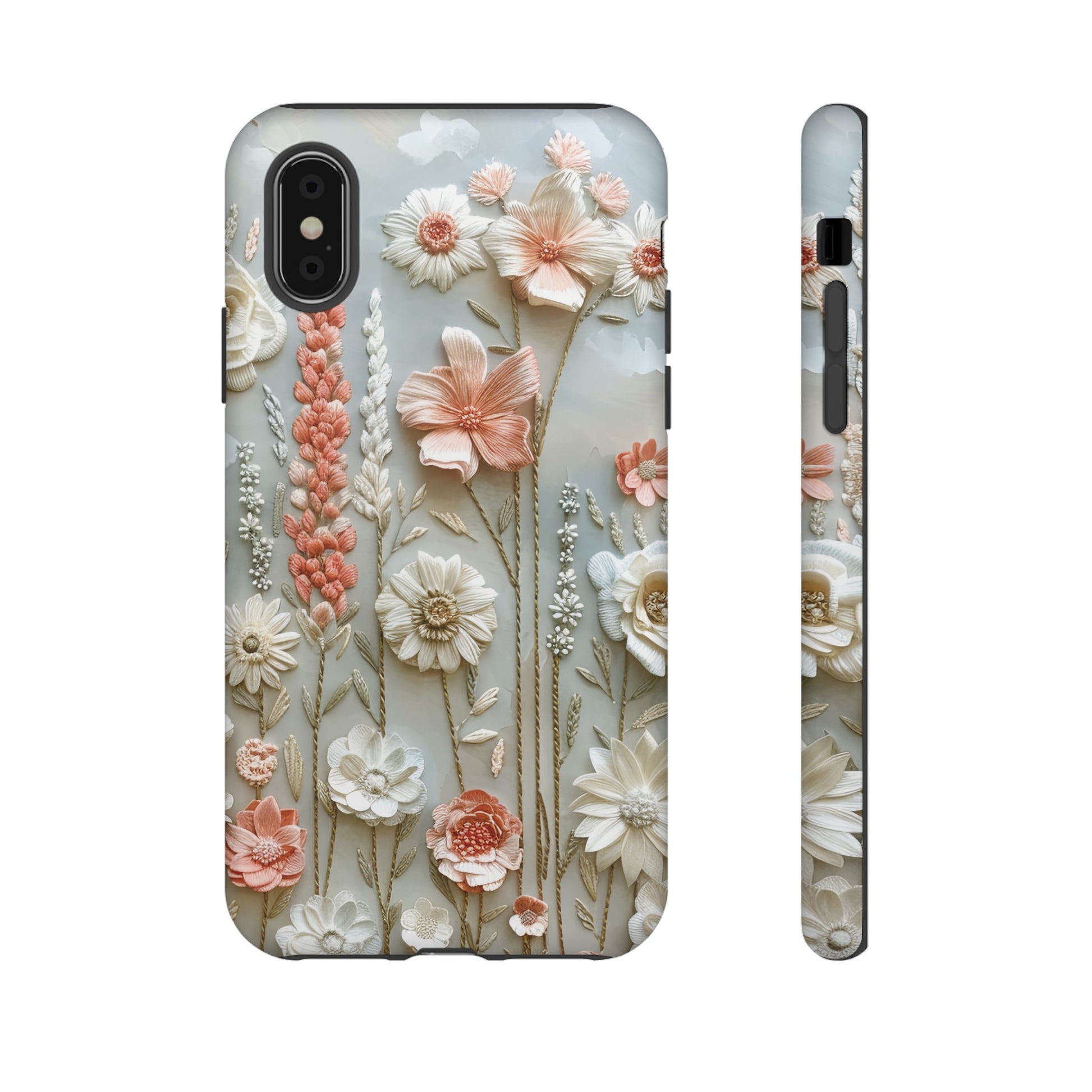 Pastel Wildflowers Protective Phone Case Gift for Her Phone 15, Samsung iPhone Samsung Gift for Her Case iPhone 15, Samsung iPhone Samsung Accessory Gift for Her