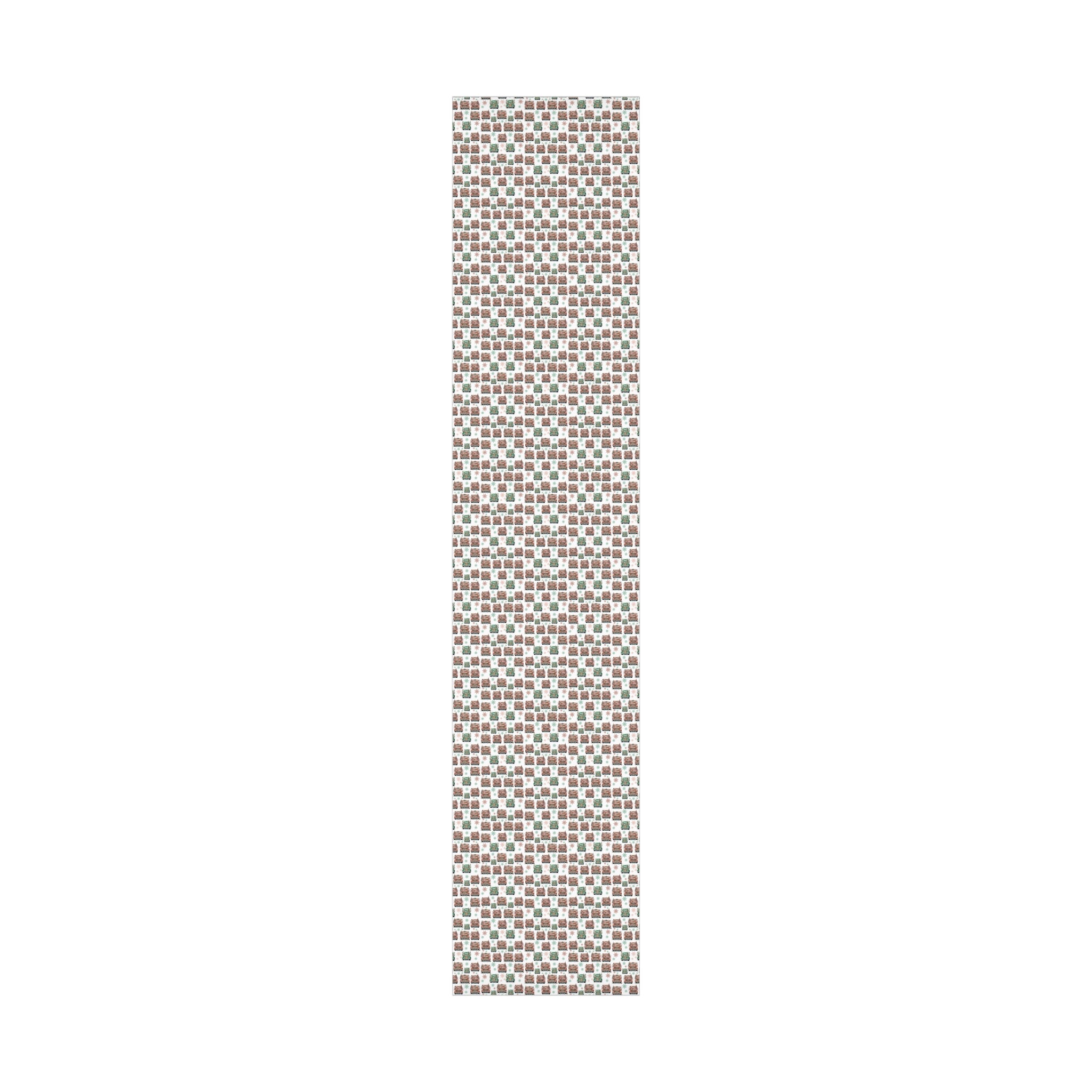 Charming Pink & Mint Green Christmas Pickup Gift Wrap Paper – Festive and Unique Holiday Wrapping, Perfect for Adding a Playful Touch to Your Gifts - MRSBYVALLE