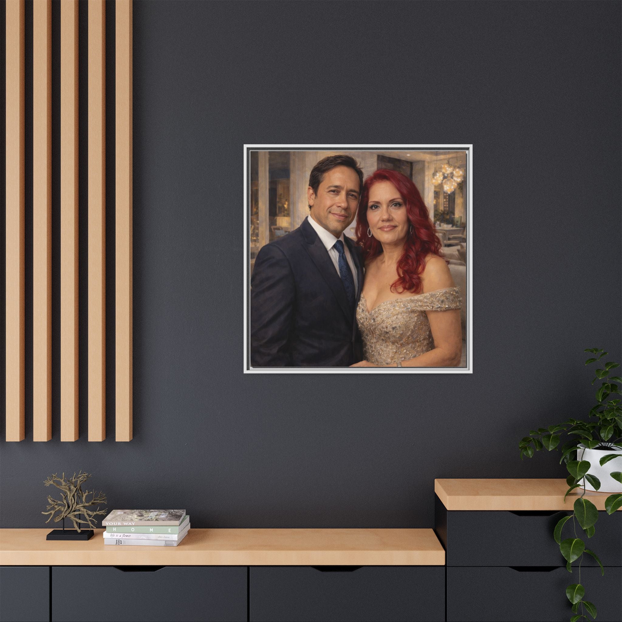 Custom Oil Painting Illusion Canvas – Luxury Portrait Art