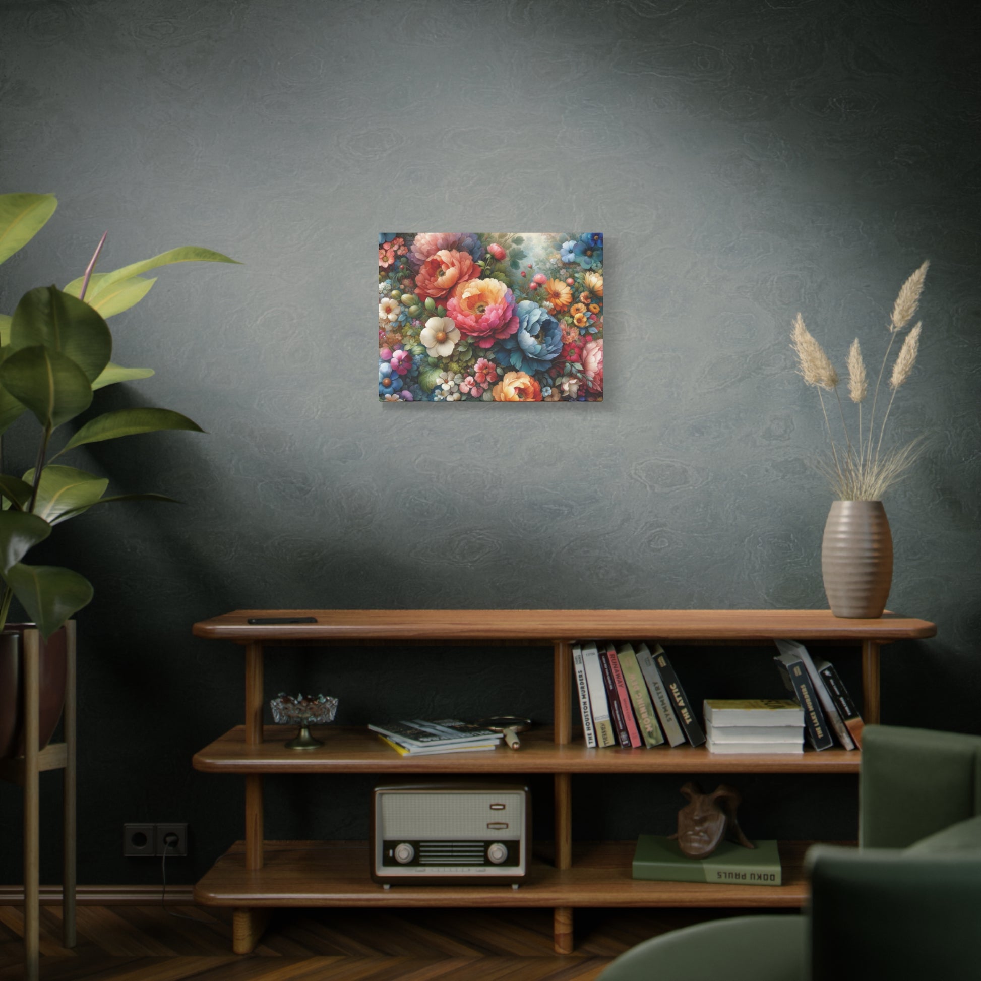 Timeless Floral Elegance High-Quality Matte Canvas Art, Ready to Hang Perfect for Home Decor, Mother's Day, Birthday Gift, Housewarming New House Decor.