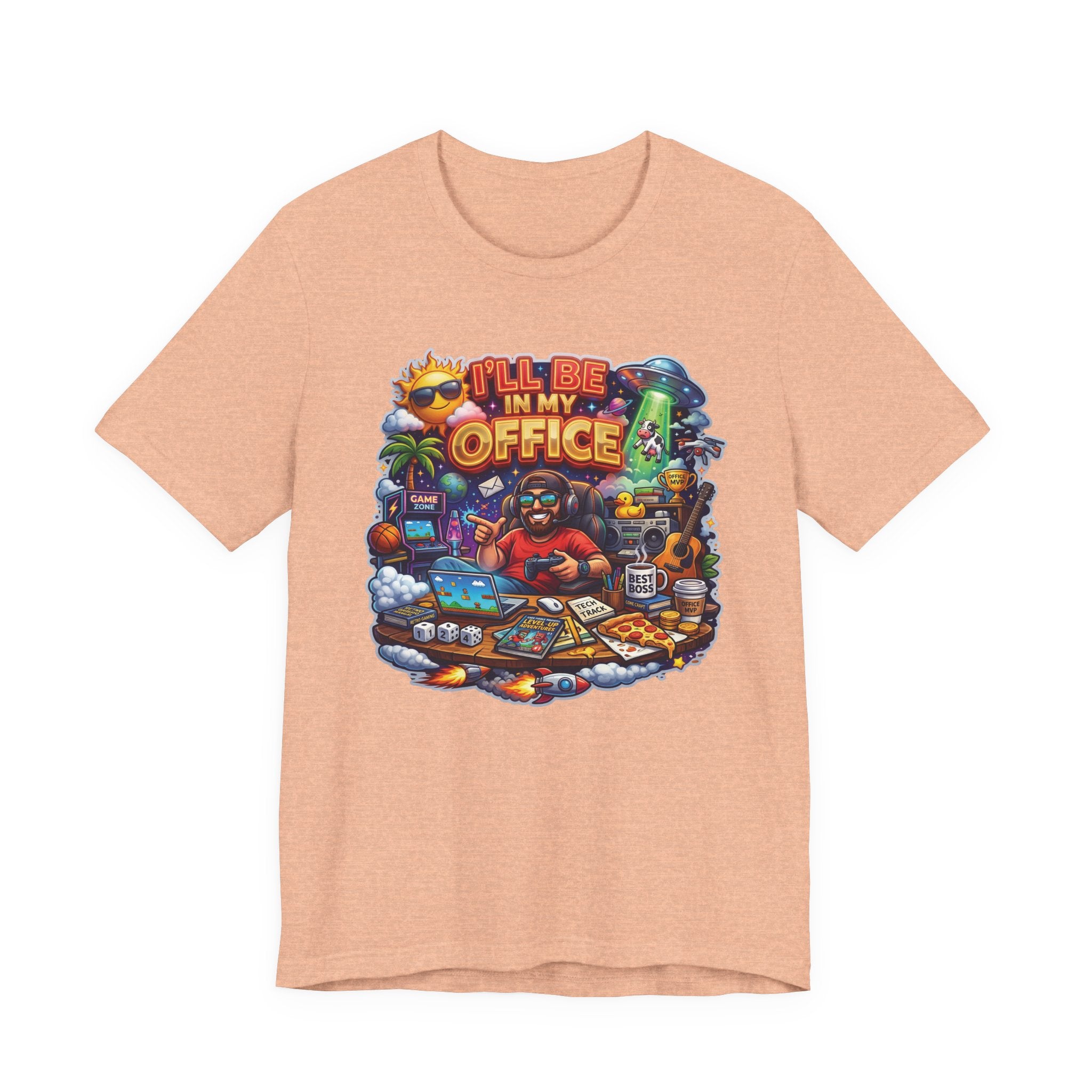 T-shirt « Je serai de retour au bureau » — T-shirt amusant pour le retour au travail, parfait pour votre mari ou votre père