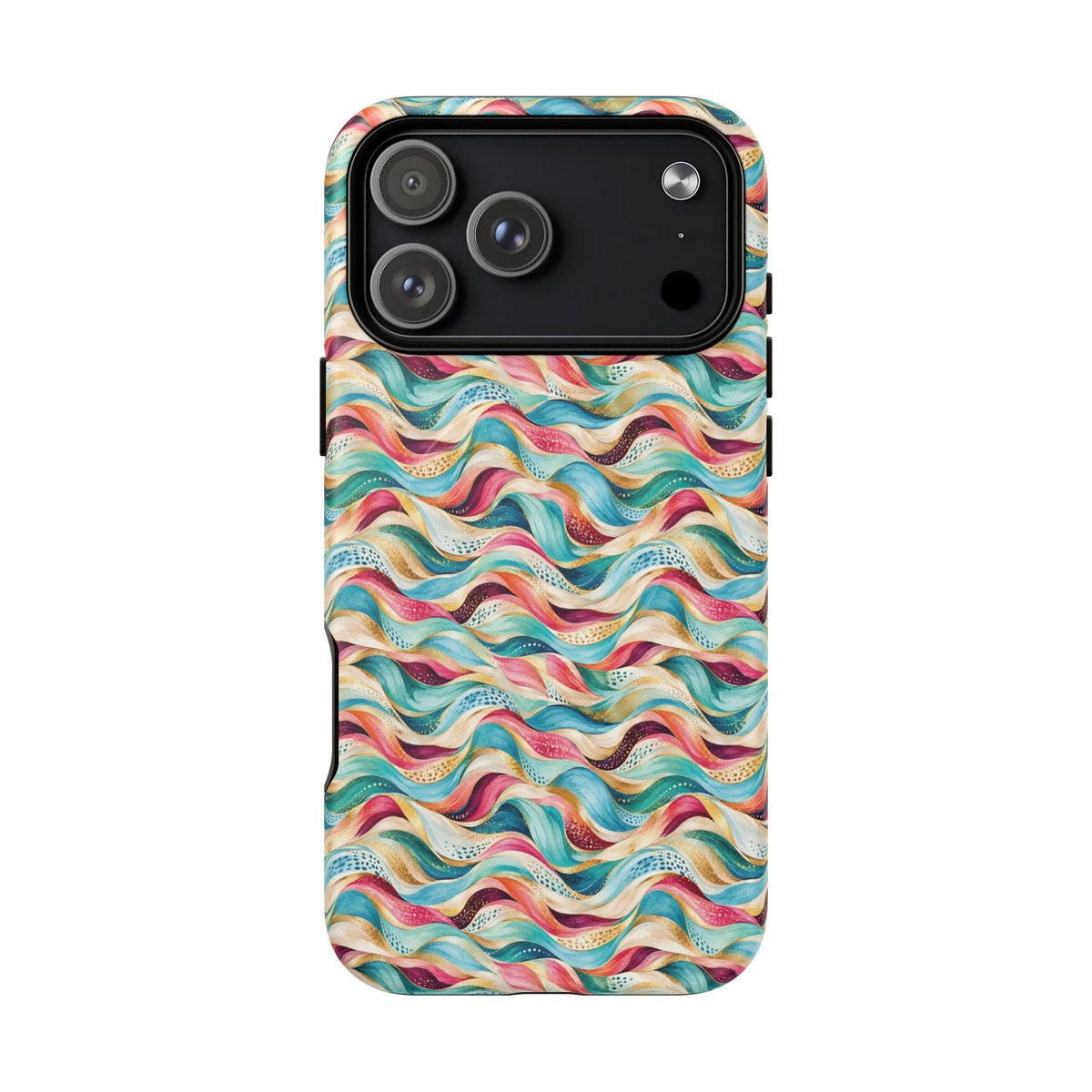 Colorful Wave MagSafe Tough Phone Case
