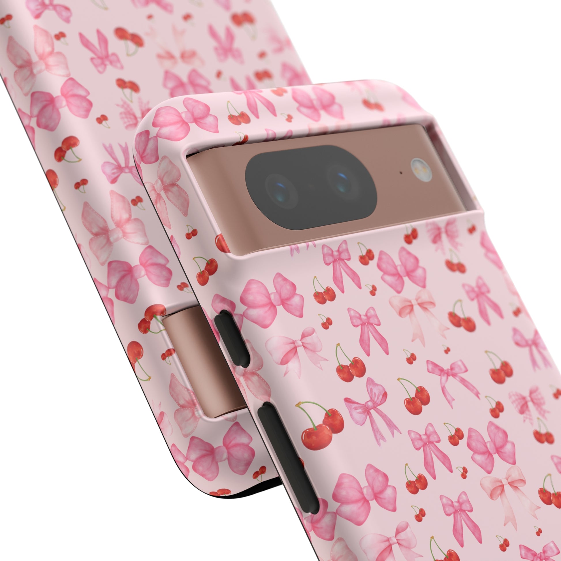 Coquette phone case Cherry Coquette Ribbon Bow iPhone Case Fruity, Girly Gift for Her Phone 15, Samsung iPhone Samsung Gift for Her Case iPhone 15, Samsung iPhone Samsung Accessory Gift for Her.