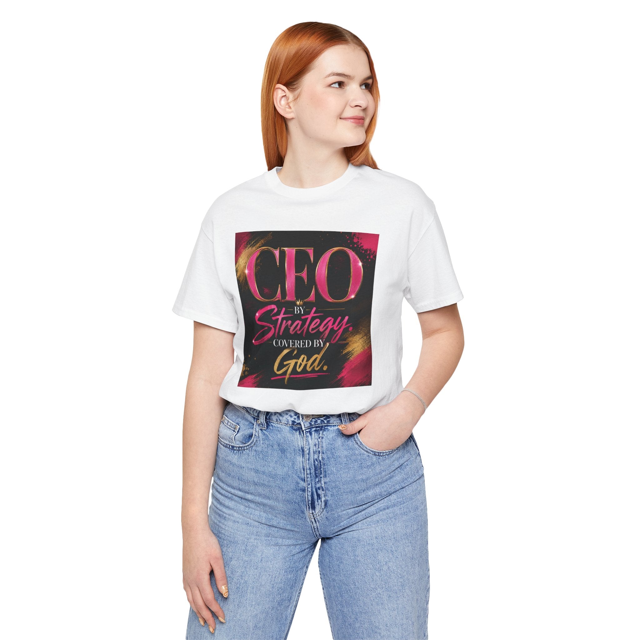 T-Shirt Femme CEO by Strategy by Covered by GOD Leader Entrepreneur
