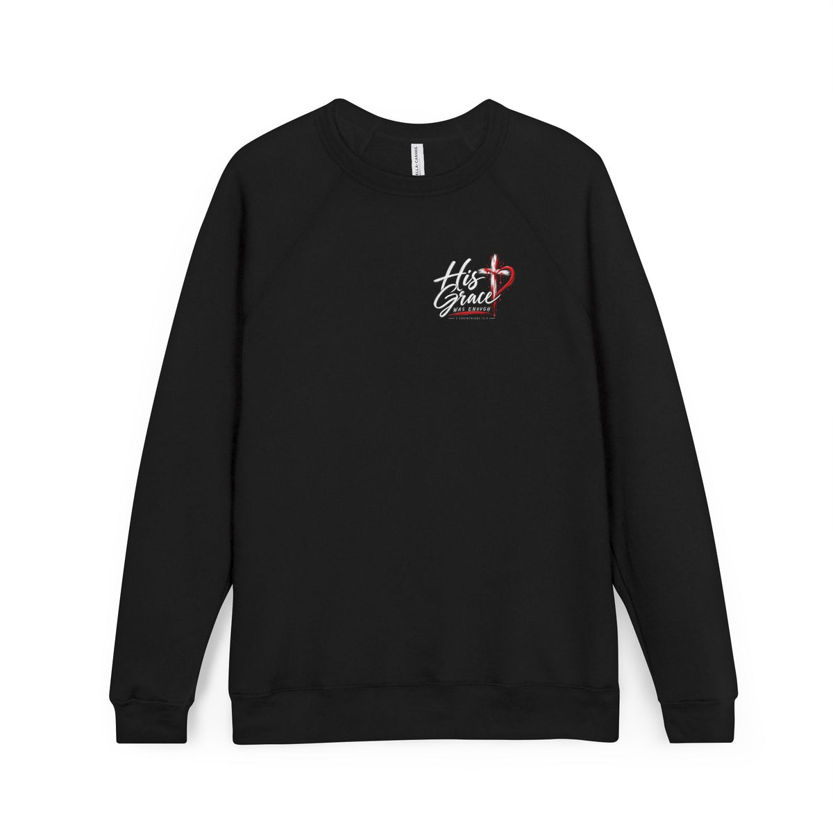 Saved by the Blood Sweatshirt — Christian Cross Faith Crewneck