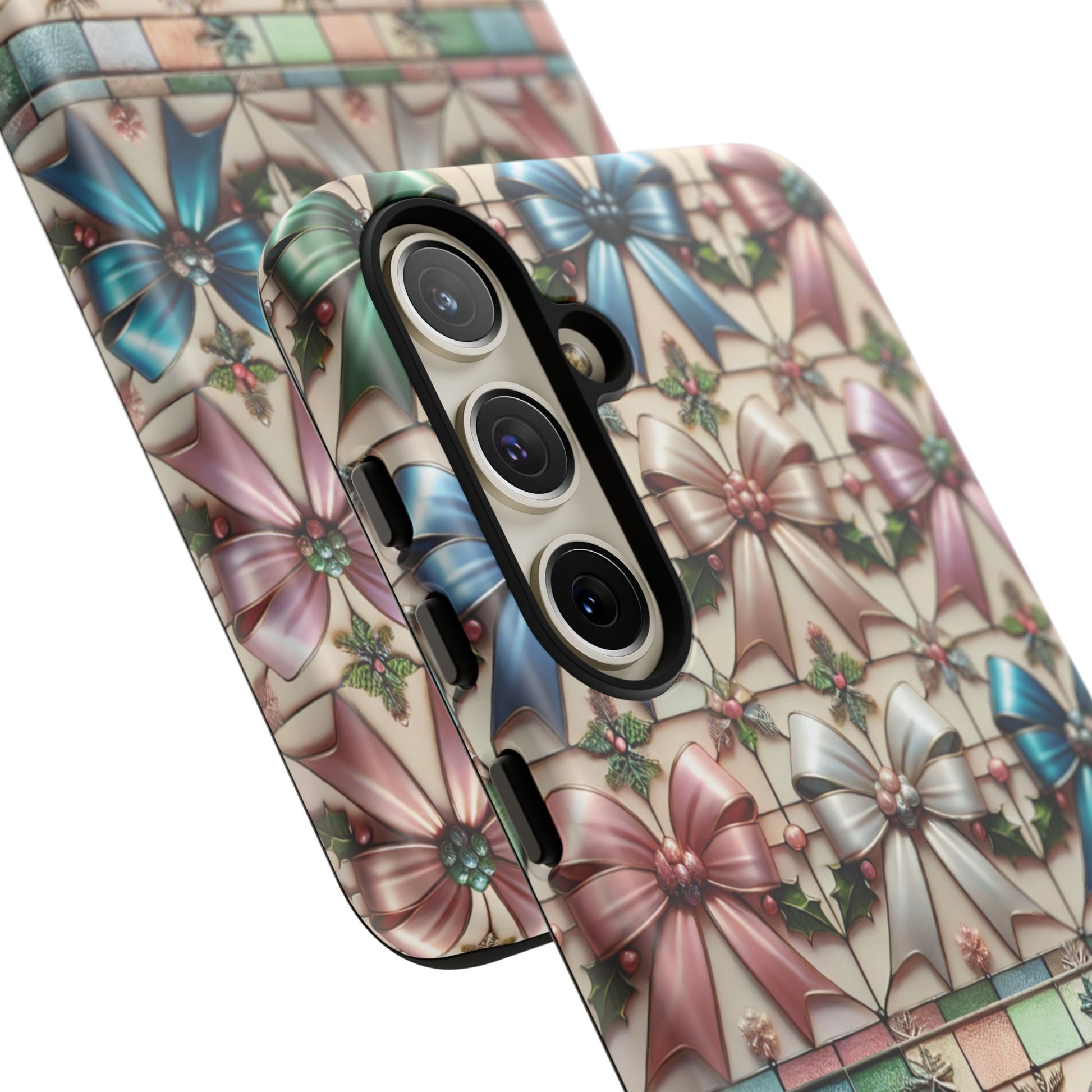 Coquette Bows Pastel Phone Case for iPhone 17 ,  15 14 13 12  21 23 Samsung, and Pixel | Stylish Protective Cover Gift for Her Perfect for Floral Lover