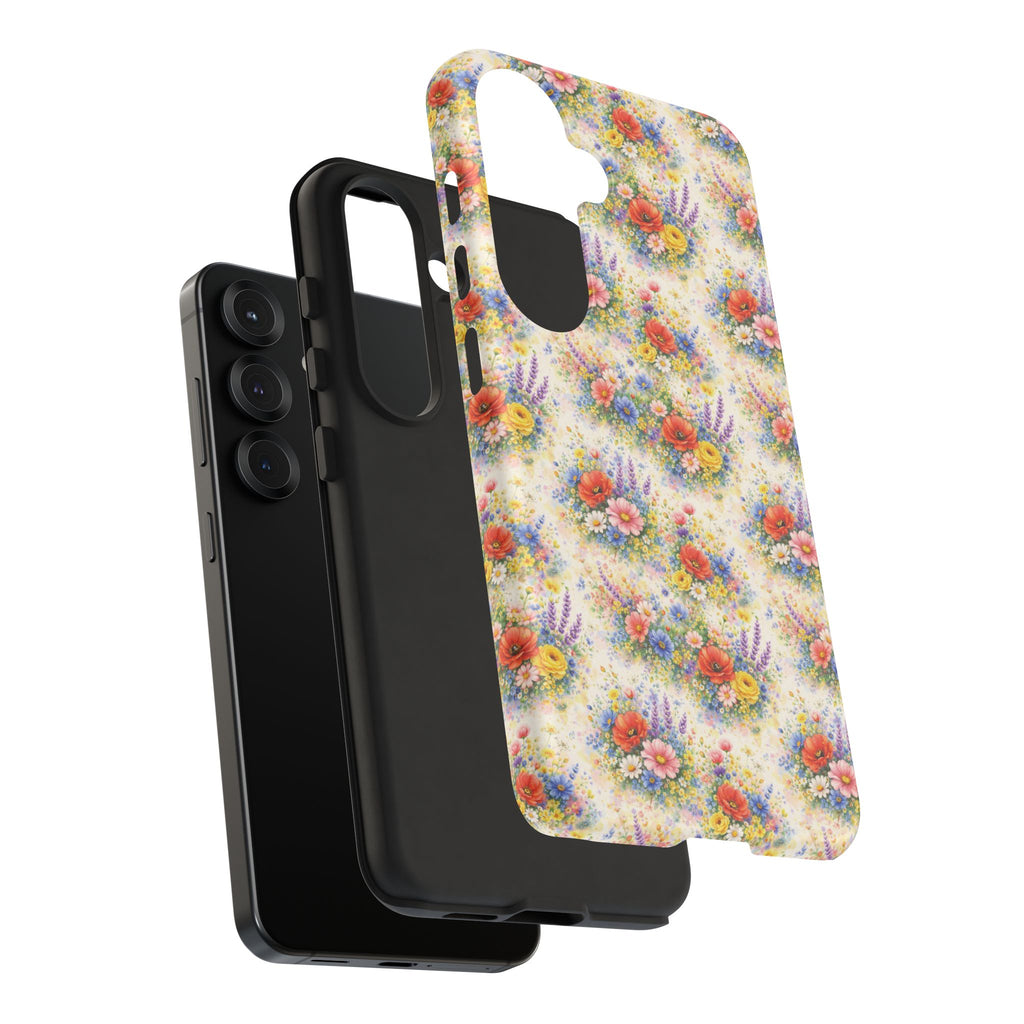 Watercolor Wildflowers Phone Case — Tough Cases