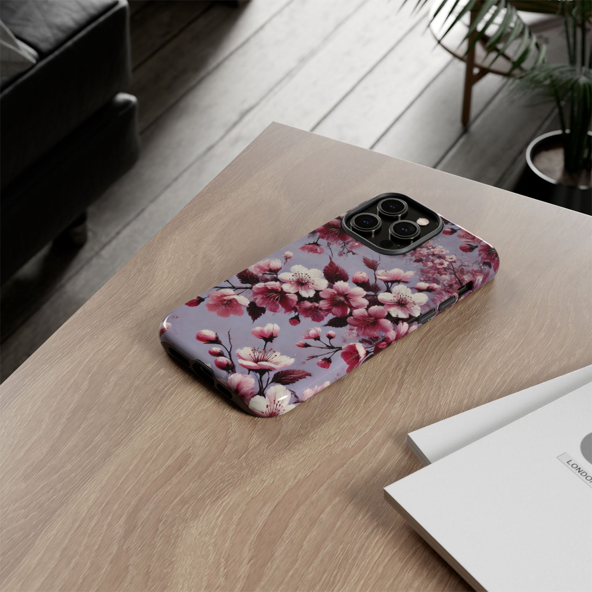 Lavender Floral Fall Phone Case for iPhone 16 pro15 14 13 12  21 23 Samsung, and Pixel | Stylish Protective Cover Gift for Her Perfect for Floral Lover - MRSBYVALLE