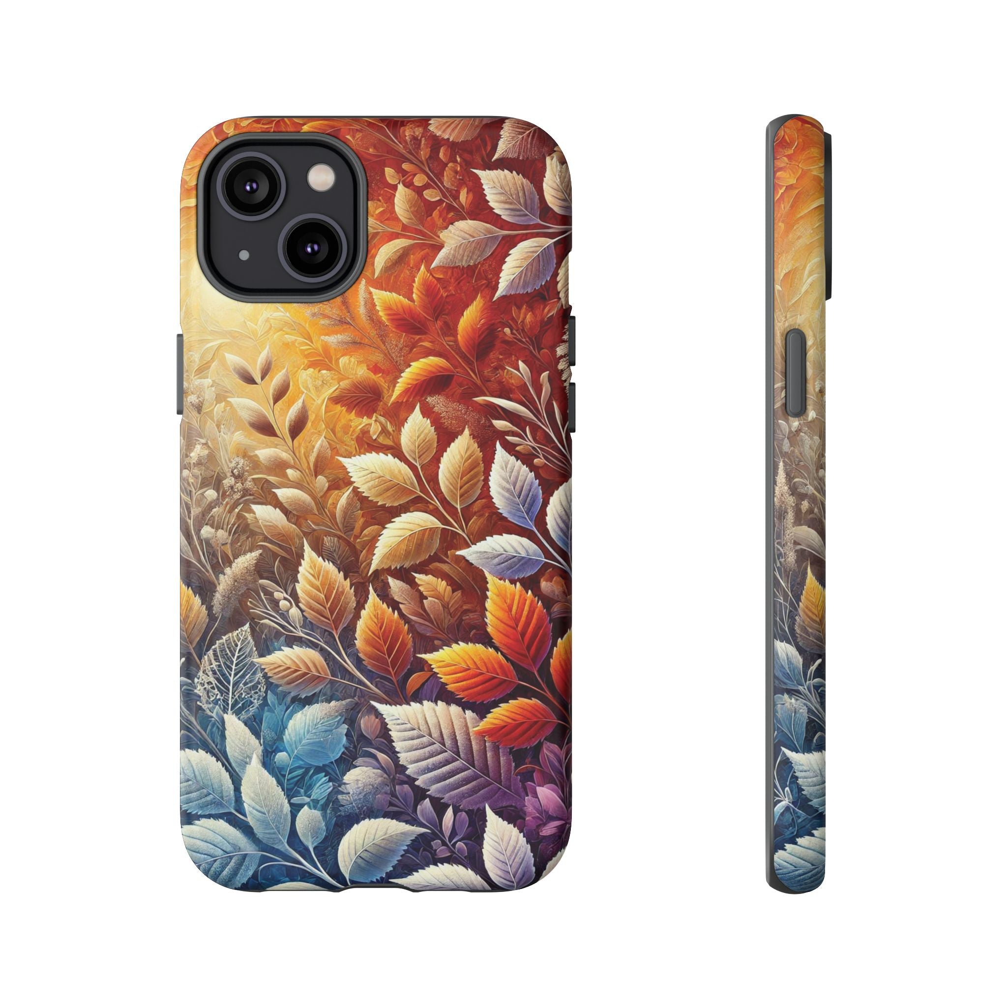 Beautiful Colorful Leaves Phone Case Vibrant Autumn Design for iPhone & Samsung, Durable Protection with Eye Catching Style, Perfect for Nature Lovers & Seasonal Charm Gift for Her