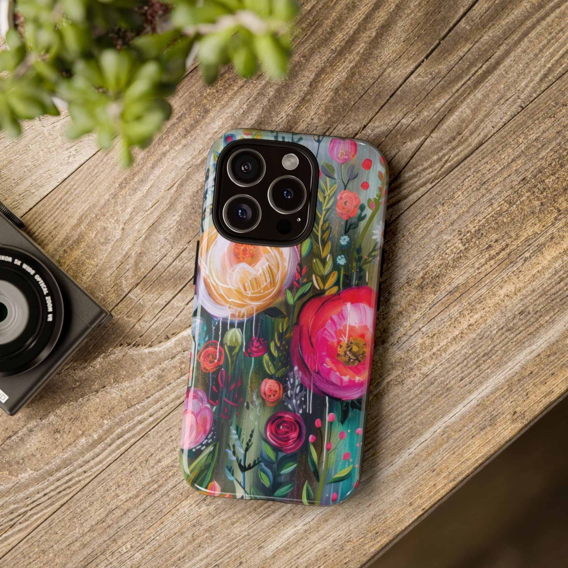 Watercolor Boho Floral Phone Case for iPhone 17 case Samsung, and Pixel | Stylish Protective Cover Gift for Her Perfect for Floral Lover