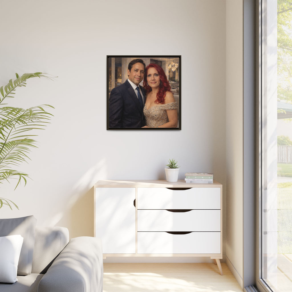 Custom Oil Painting Illusion Canvas – Luxury Portrait Art