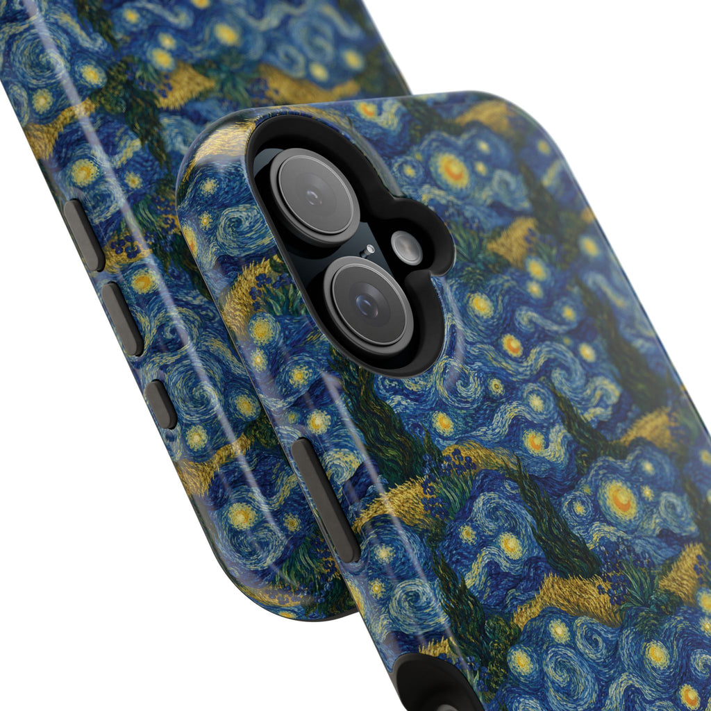 Van Gogh Illusion Magnetic Phone Case — Elegant Impact‑Resistant Art Lover Design