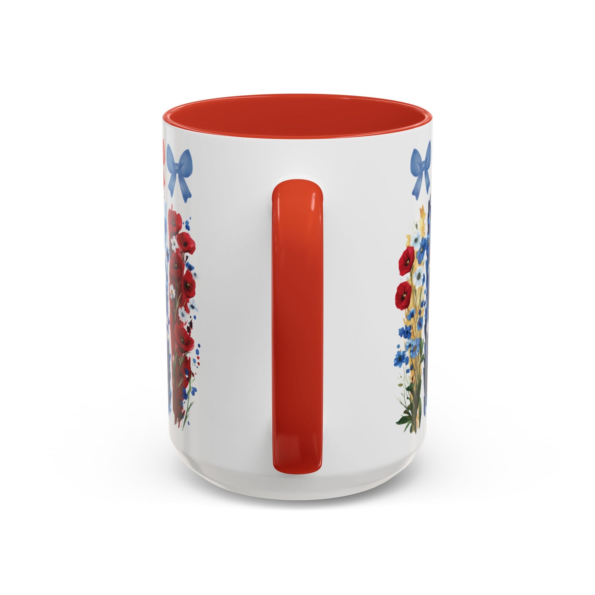 Brushstroke floral With Bows| Christian Mug with Bible Verse | Inspirational Gift for Christians | 11oz and 15oz Ceramic Coffee Mug Cozy Spring Mornings