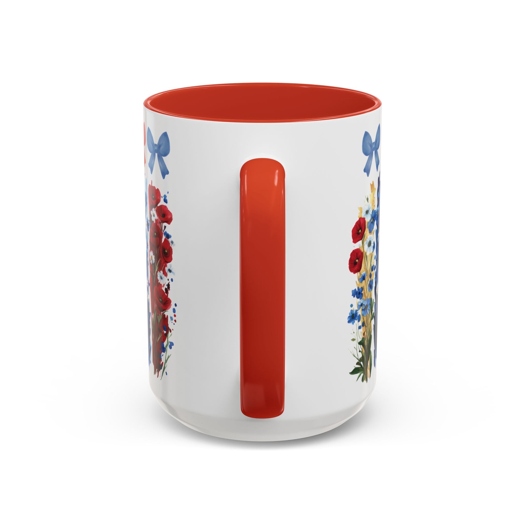 Brushstroke floral With Bows| Christian Mug with Bible Verse | Inspirational Gift for Christians | 11oz and 15oz Ceramic Coffee Mug Cozy Spring Mornings