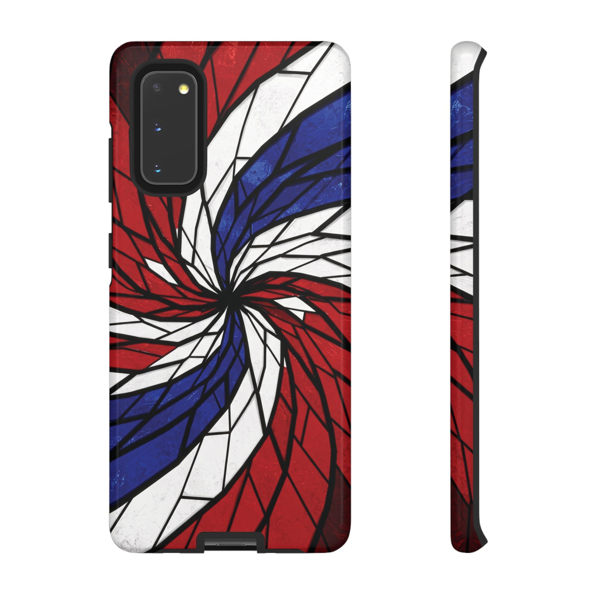 Patriotic Red White & Blue Phone Case – USA Flag Design, Independence Day Gift, Protective Cover for iPhone, Samsung, Pixel