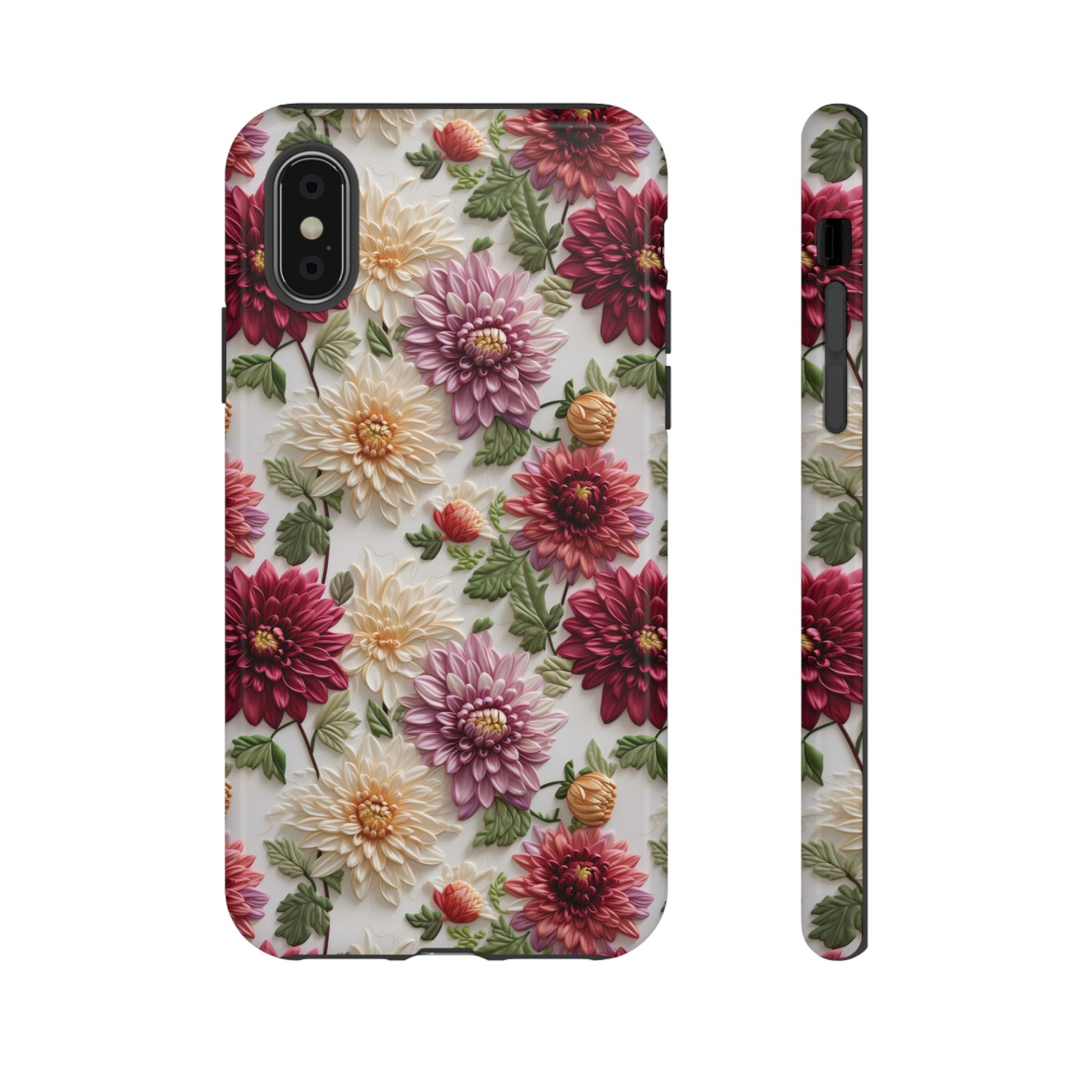 Floral Fall Phone Case for iPhone 16 pro15 14 13 12  21 23 Samsung, and Pixel | Stylish Protective Cover Gift for Her Perfect for Floral Lover - MRSBYVALLE