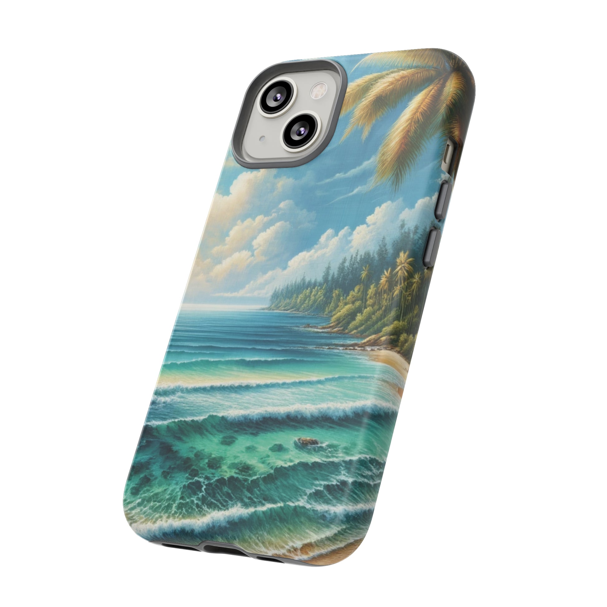 Coastal Serenity Ocean Beach View Protective Phone Case Gift for Her Phone 15, Samsung iPhone Samsung Gift for Her Case iPhone 15, Samsung iPhone Samsung Accessory Gift for Her.