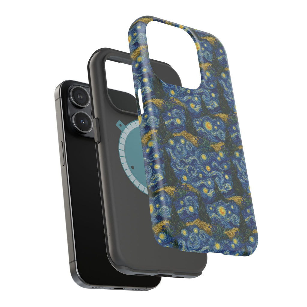 Van Gogh Illusion Magnetic Phone Case — Elegant Impact‑Resistant Art Lover Design