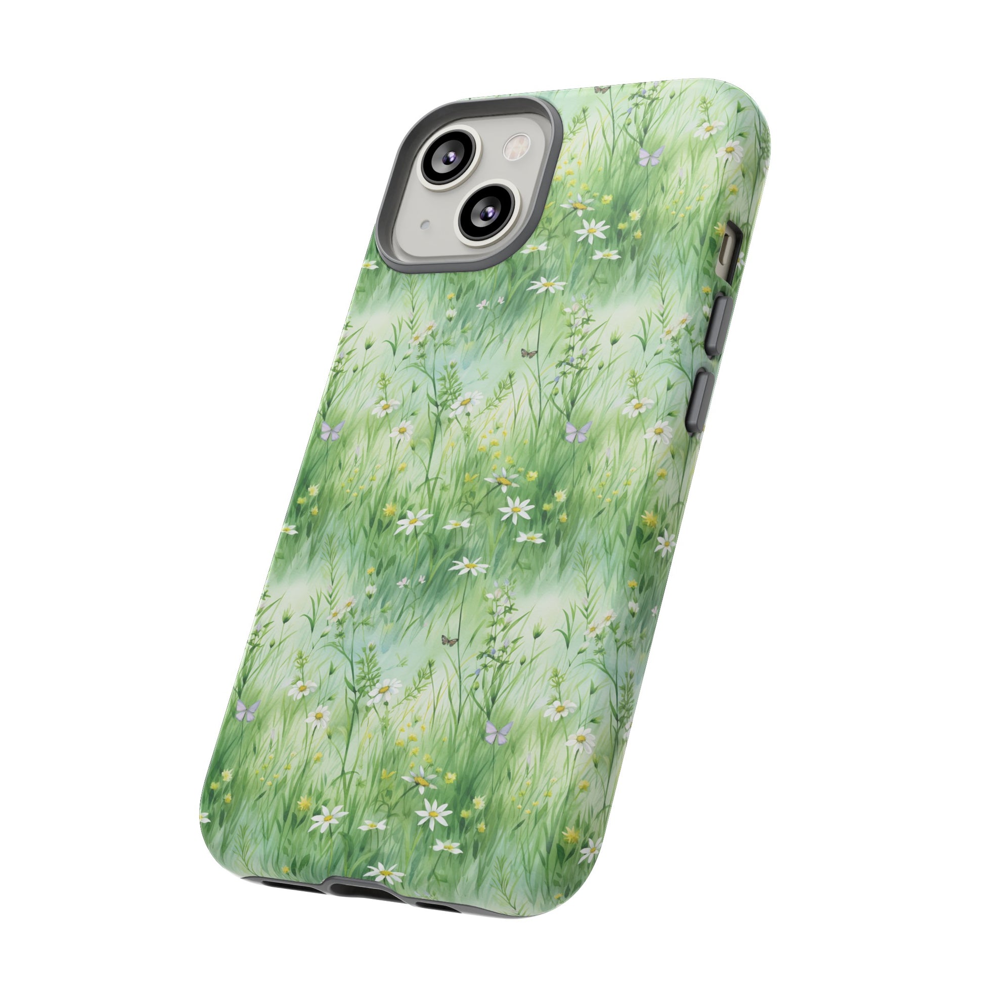 Beautiful Watercolor Grassing Daisy Boho Chic Design Phone Case Protective Cover for All Models Gift for Mom Accessory Gift for Her