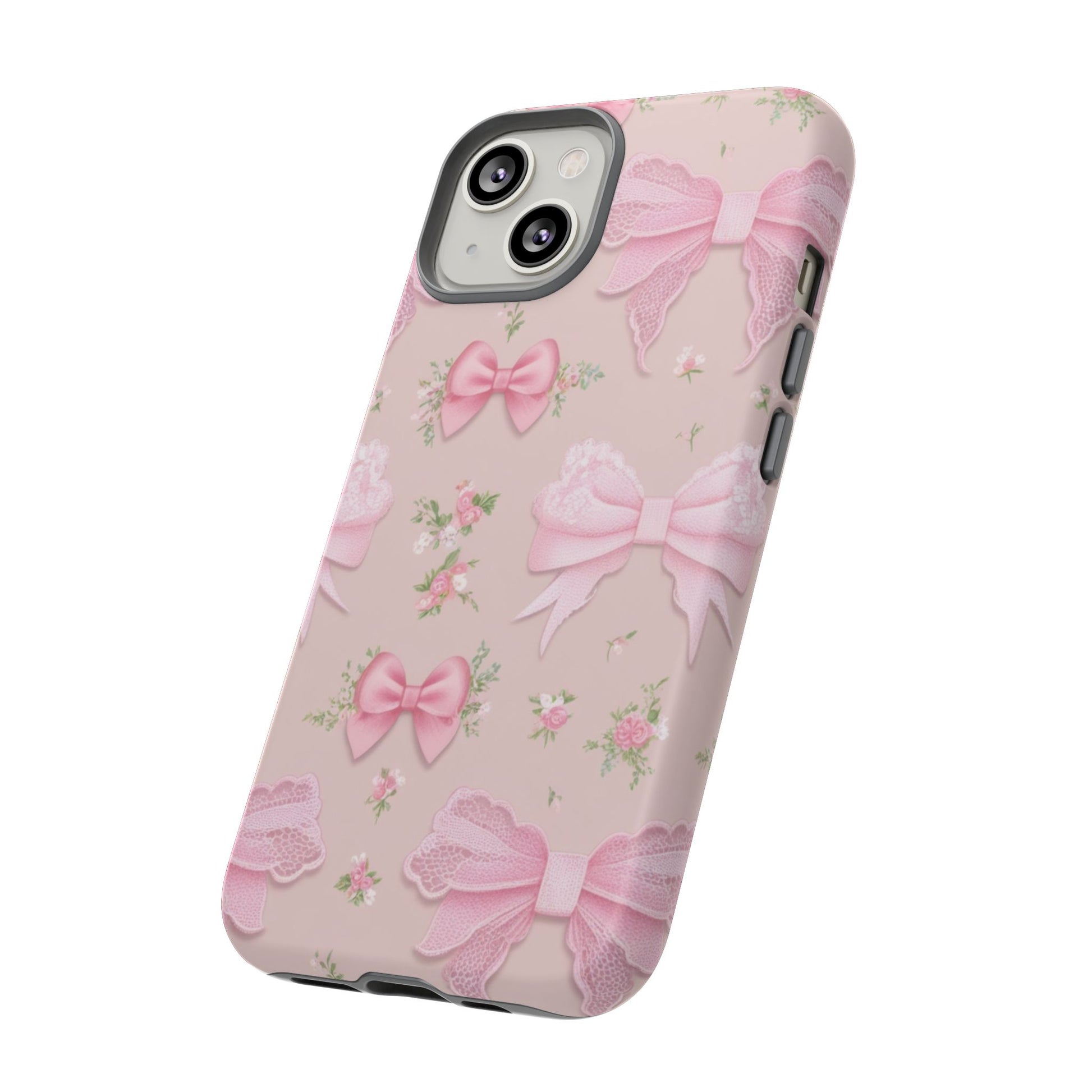 Luxury Pink Bow Phone Case – Cute & Protective Cover for iPhone & Samsung Gift for Her