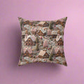 Gingerbread House Square Pillow Elegant Holiday Decor Perfect for all Seasonal Decorations Perfect Accent for Living Rooms, Bedrooms, Soft, Durable, Pillow Gift New House, Bridal Shower Gift - MRSBYVALLE