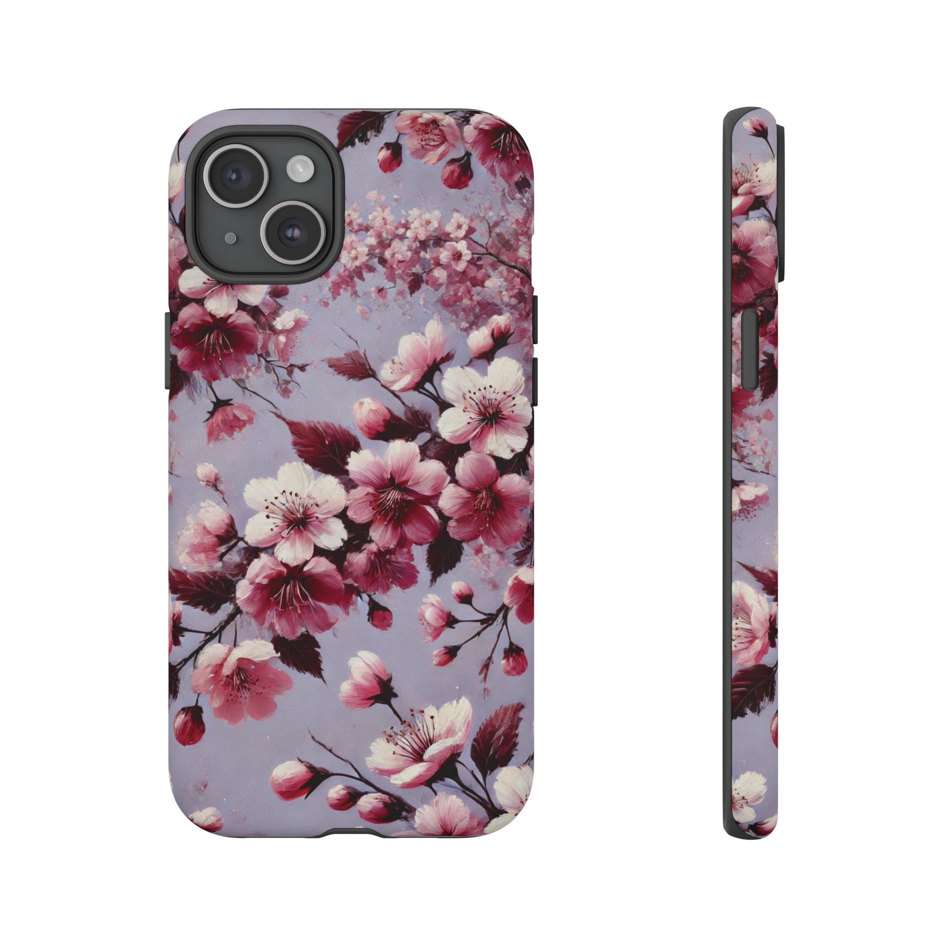 Lavender Floral Fall Phone Case for iPhone 16 pro15 14 13 12  21 23 Samsung, and Pixel | Stylish Protective Cover Gift for Her Perfect for Floral Lover