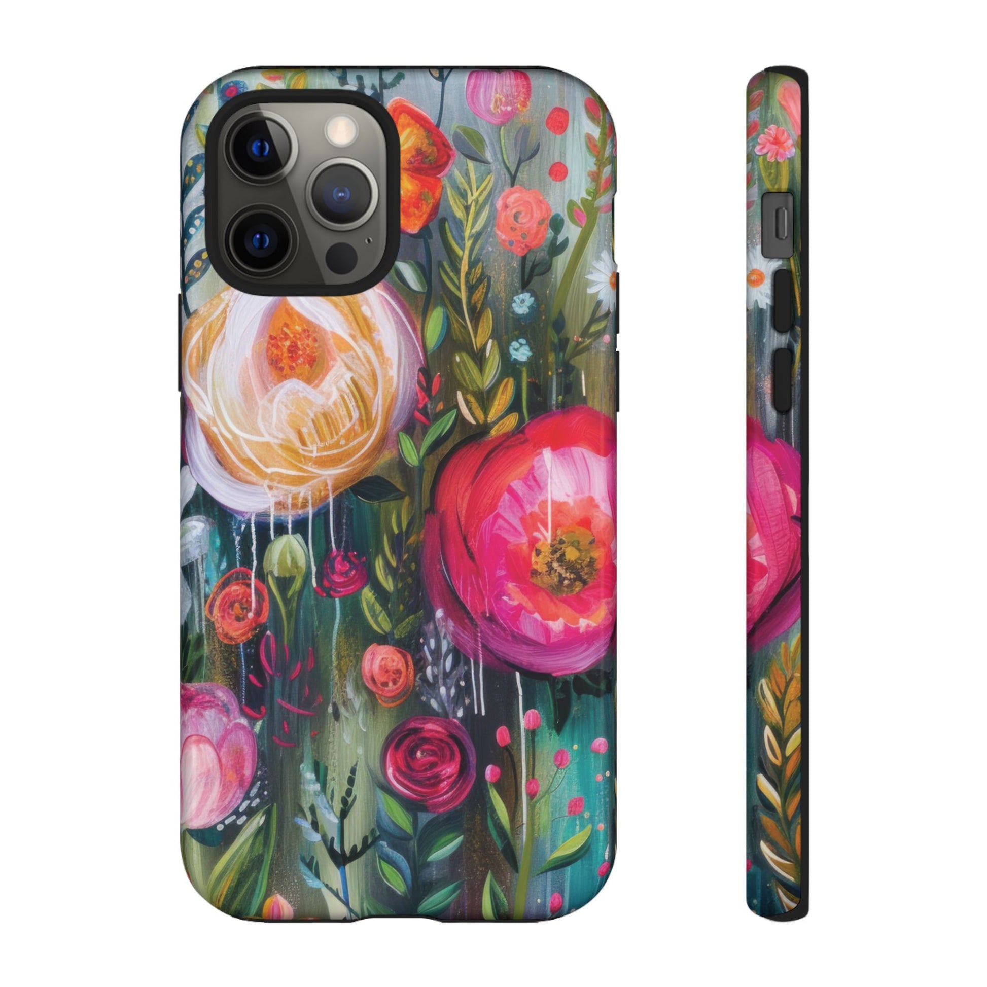 Watercolor Boho Floral Phone Case for iPhone 17 case Samsung, and Pixel | Stylish Protective Cover Gift for Her Perfect for Floral Lover