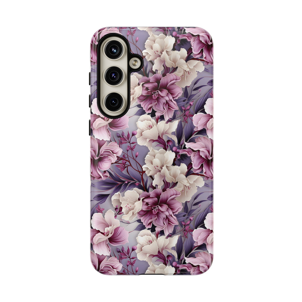Lavender Flowers Protective Phone Case Gift for Her Phone 15, Samsung iPhone Samsung Gift for Her Case iPhone 15, Samsung