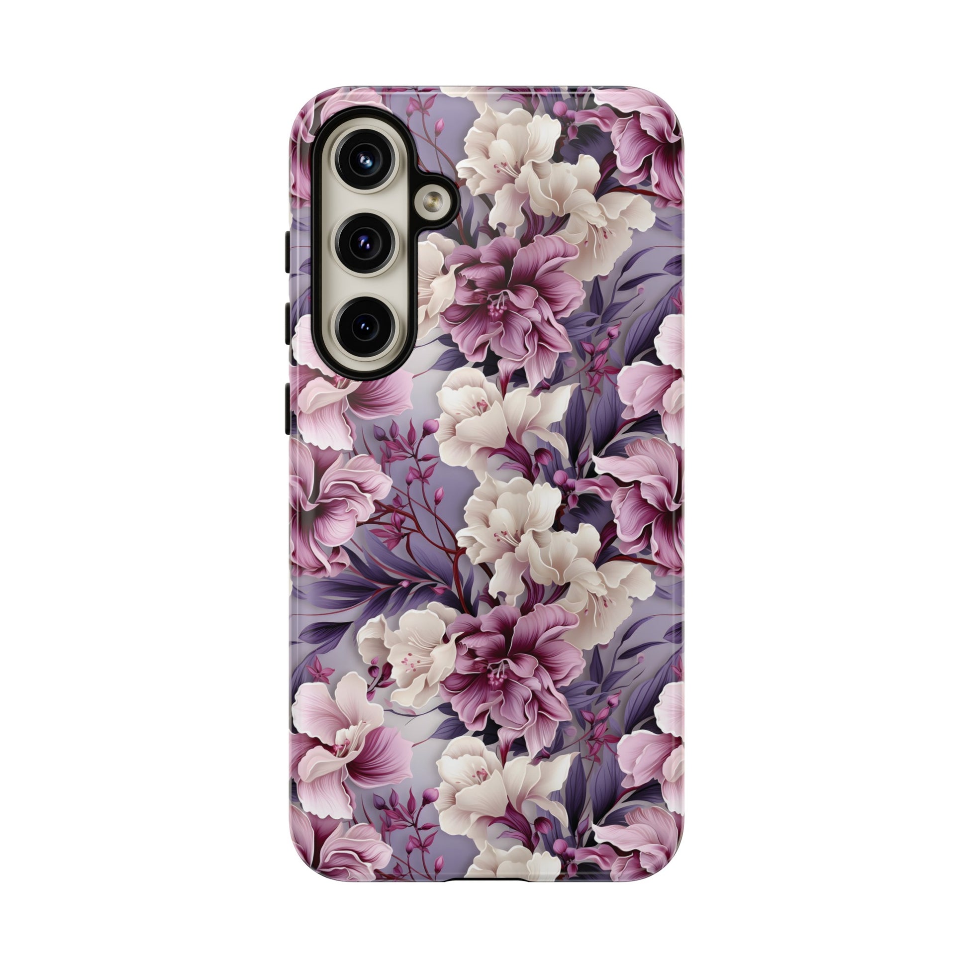 Lavender Flowers Protective Phone Case Gift for Her Phone 15, Samsung iPhone Samsung Gift for Her Case iPhone 15, Samsung