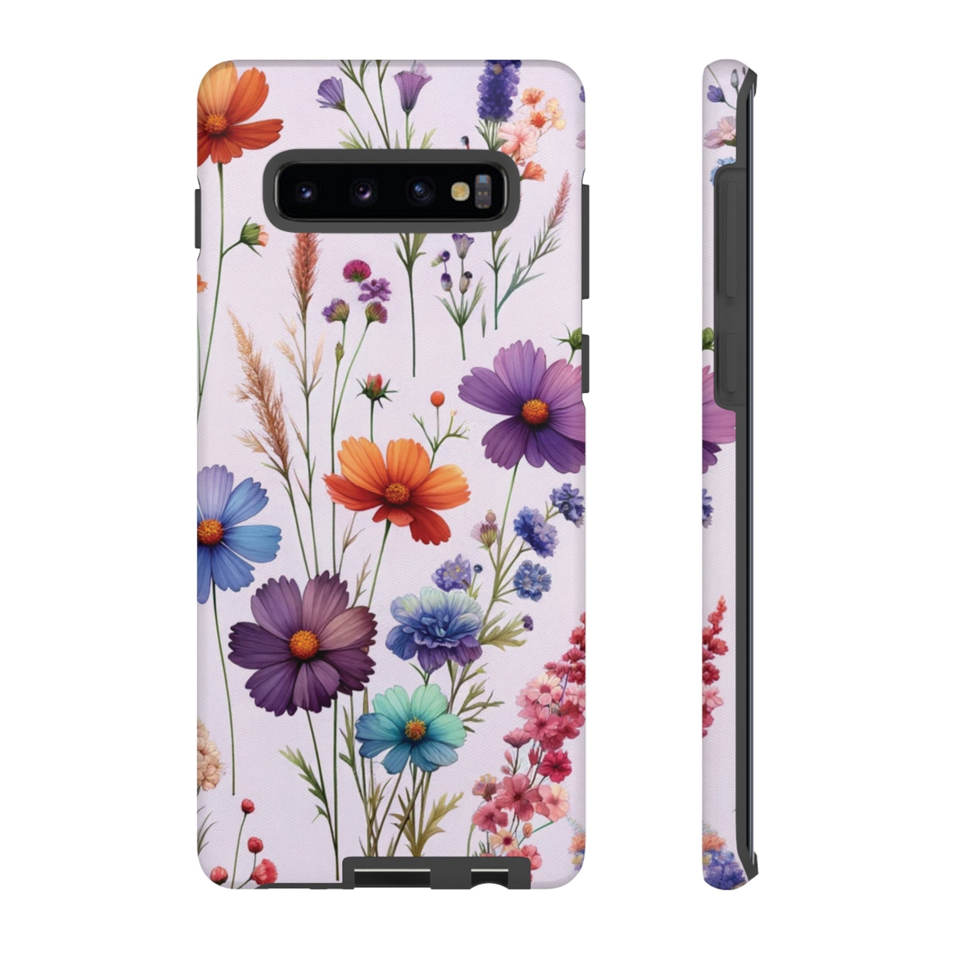 Lavender Wildflowers Protective Phone Case Gift for Her Phone 15, Samsung iPhone Samsung Gift for Her Case iPhone 15, Samsung iPhone Samsung Accessory Gift for Her.