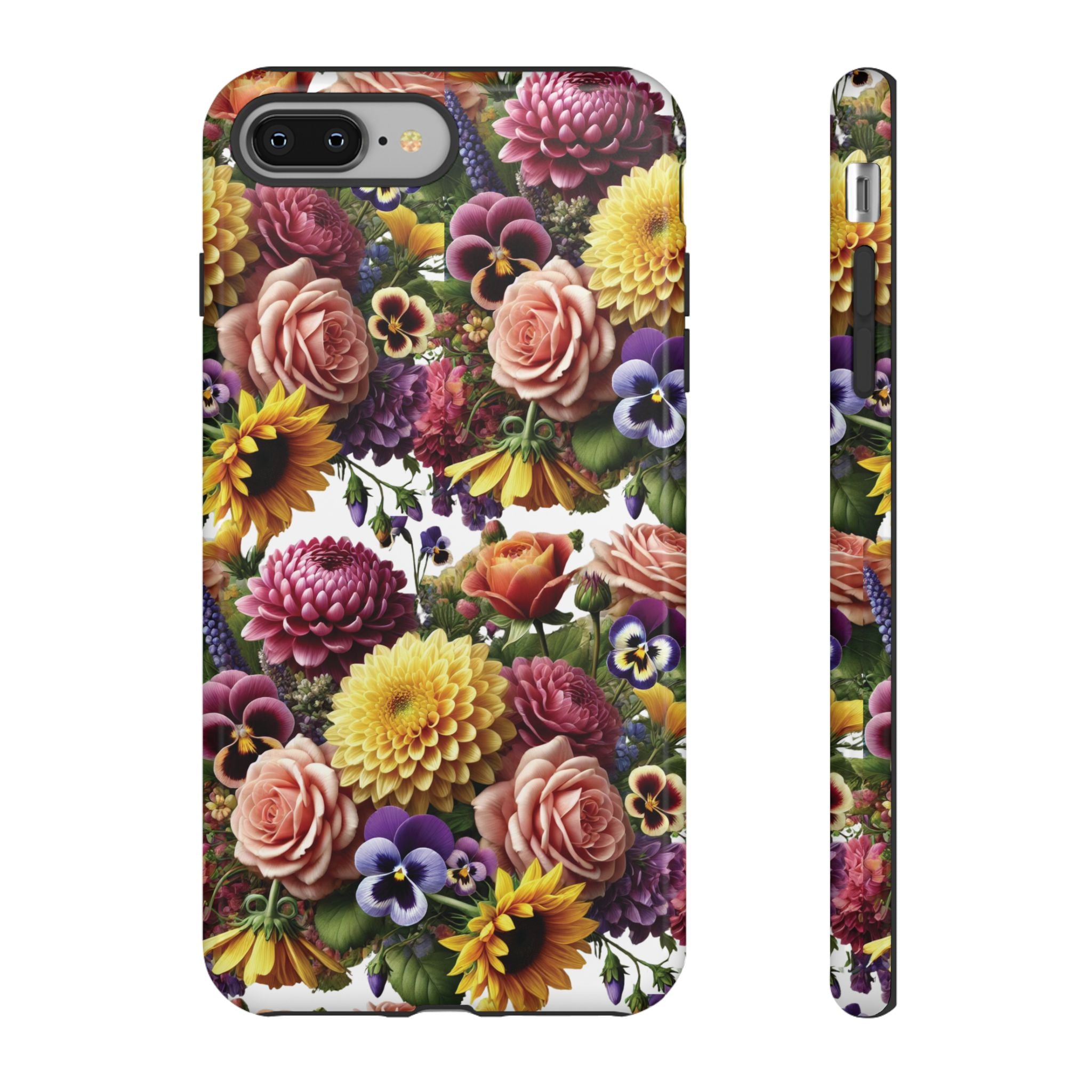 Floral Fall Phone Case for iPhone 16 15 14 13 12  21 23 Samsung, and Pixel | Stylish Protective Cover Gift for Her Perfect for Floral Lover
