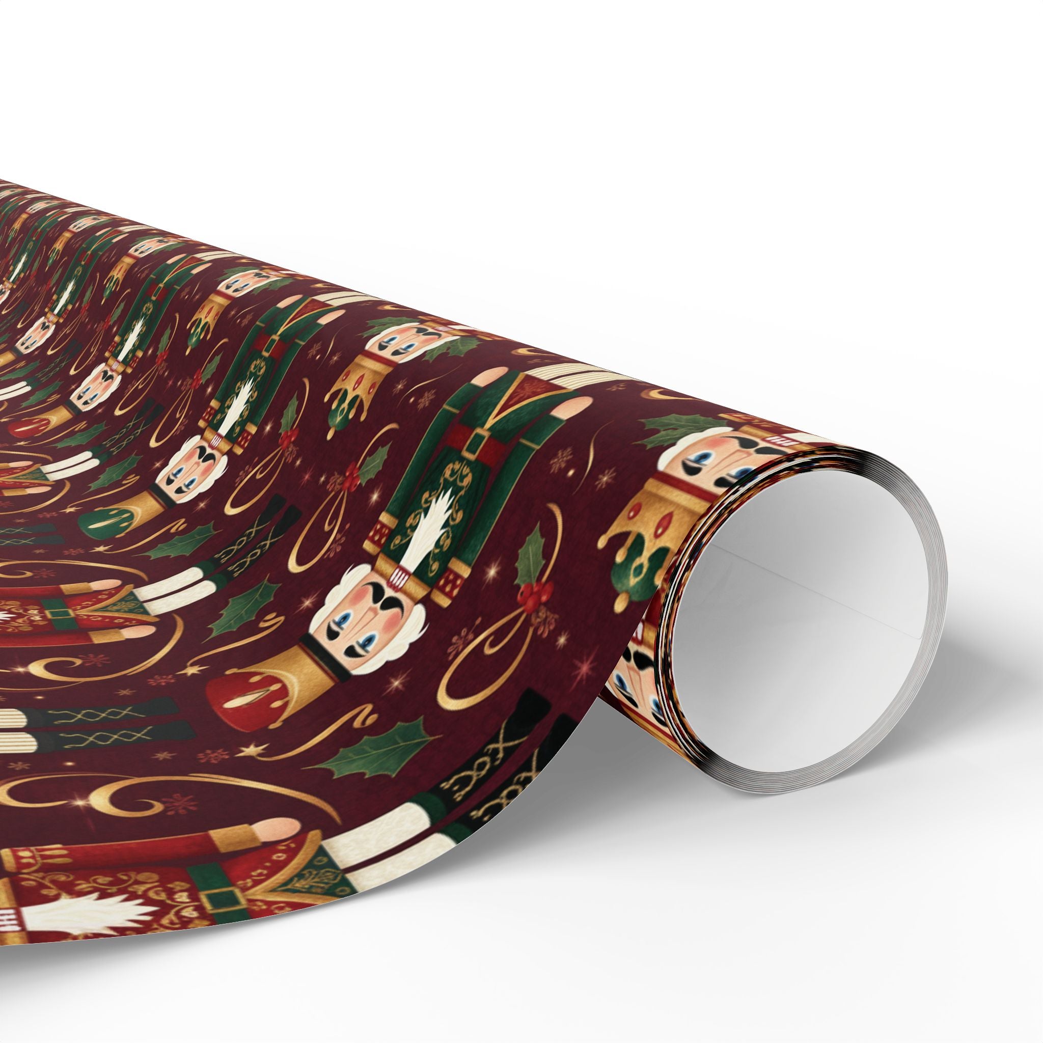 Papiers cadeaux de Noël Casse-Noisette, Papier cadeau de Noël, Papier cadeau de fêtes élégant, Papier cadeau Casse-Noisette, Papier cadeau festif, Papier cadeau de saison