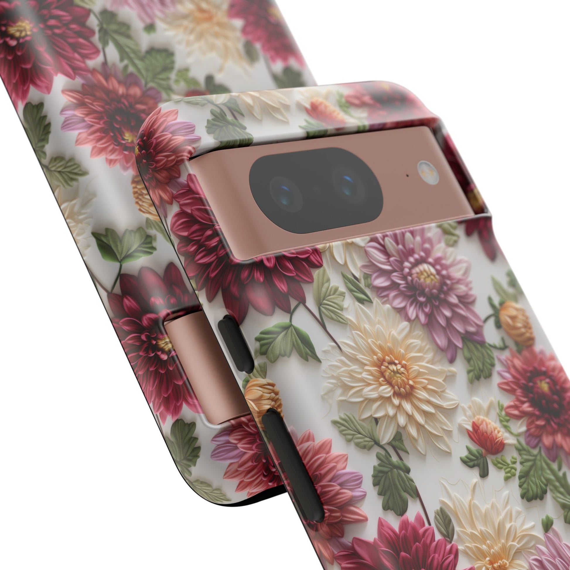 Floral Fall Phone Case for iPhone 16 pro15 14 13 12  21 23 Samsung, and Pixel | Stylish Protective Cover Gift for Her Perfect for Floral Lover