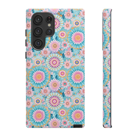 Boho Modern Watercolor Abstract Phone Case Compatible with iPhone, Samsung & More - Stylish, Durable Protection with Vibrant Artistic Design Perfect Gift for Her